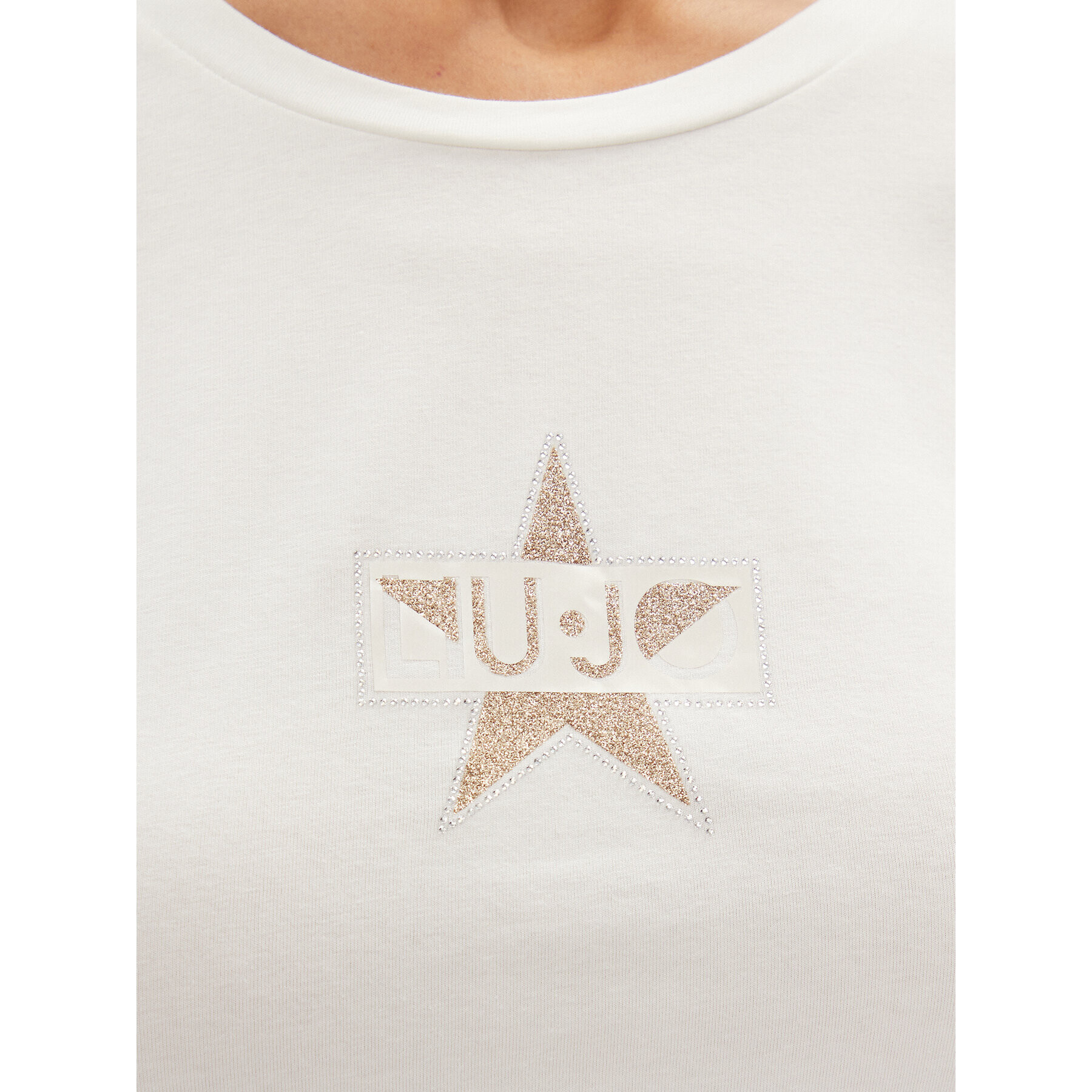 Liu Jo Sport Тишърт TA4136 JS003 Бял Regular Fit - Pepit.bg