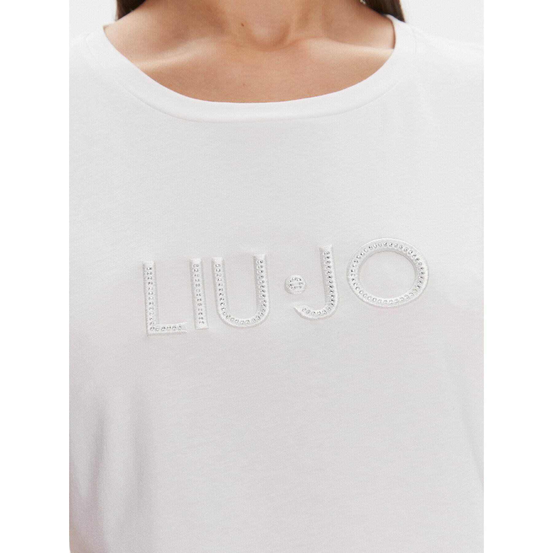 Liu Jo Sport Тишърт TA4136 JS003 Бял Regular Fit - Pepit.bg