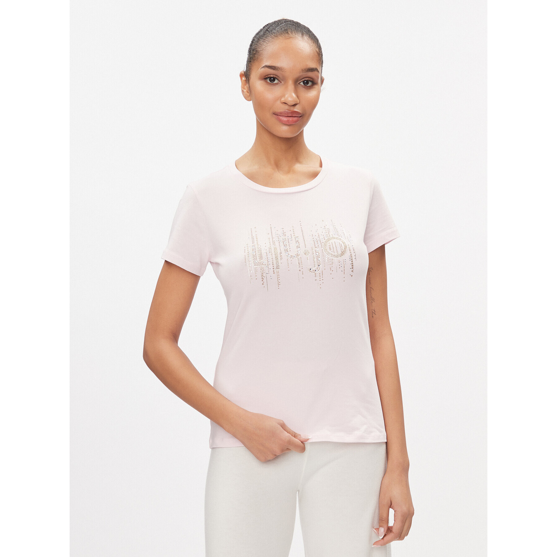 Liu Jo Sport Тишърт TA4246 JS003 Розов Regular Fit - Pepit.bg
