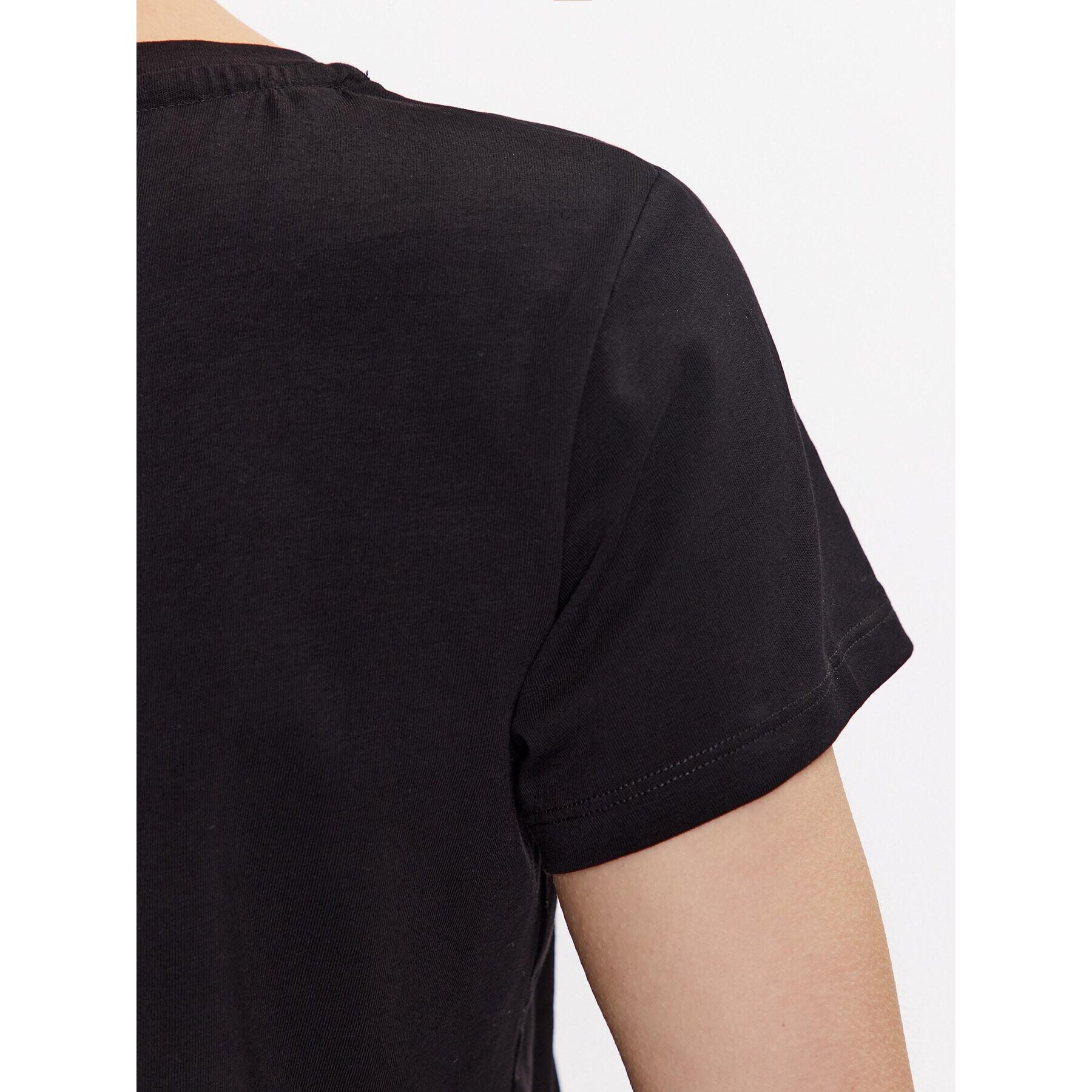 Liu Jo Sport Тишърт TF3084 J0088 Черен Regular Fit - Pepit.bg