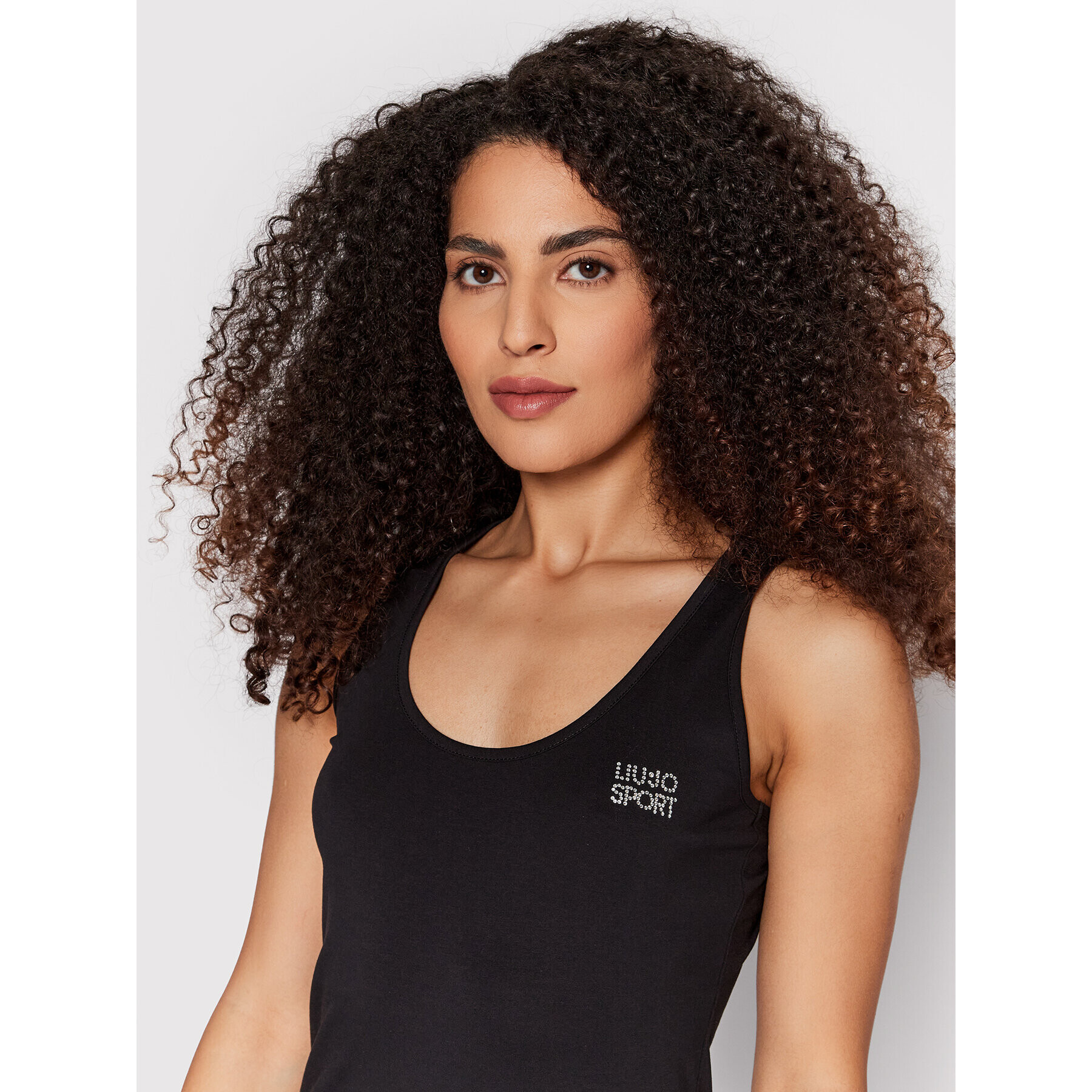 Liu Jo Sport топ TA2082 J5003 Черен Regular Fit - Pepit.bg
