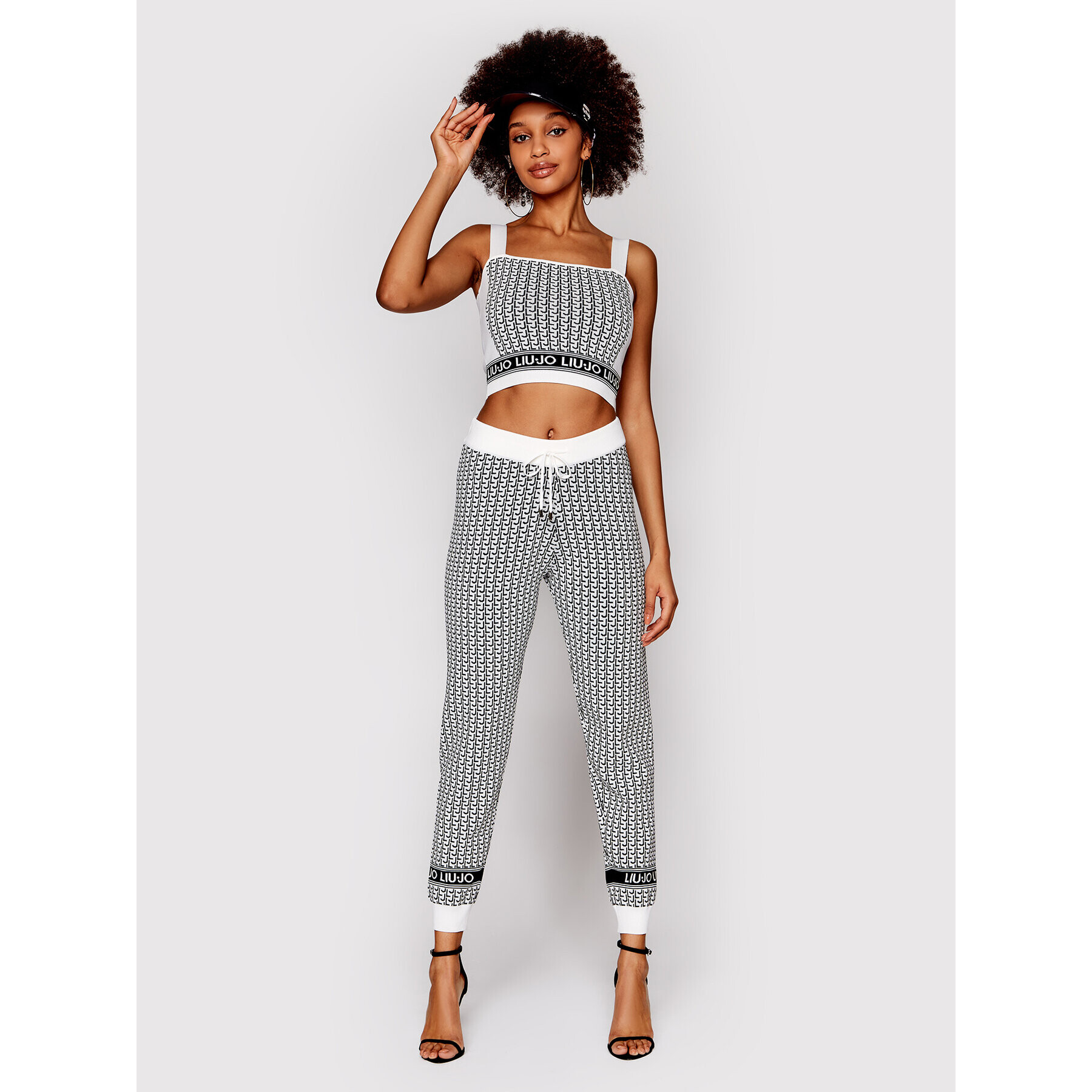 Liu Jo Sport топ TA2104 MA16M Бял Regular Fit - Pepit.bg
