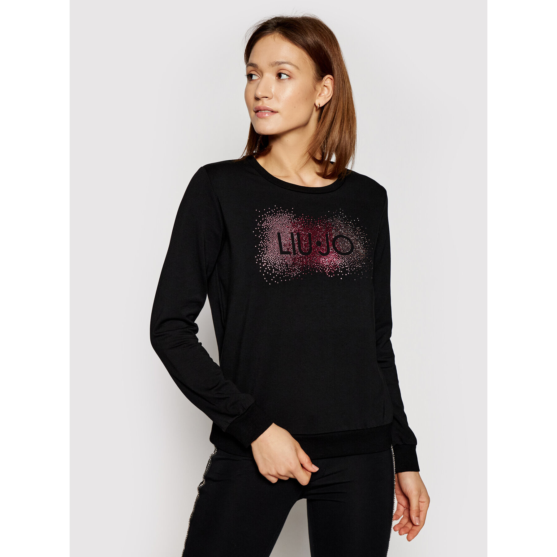 Liu Jo Sport Суитшърт TA1161 F0831 Черен Regular Fit - Pepit.bg