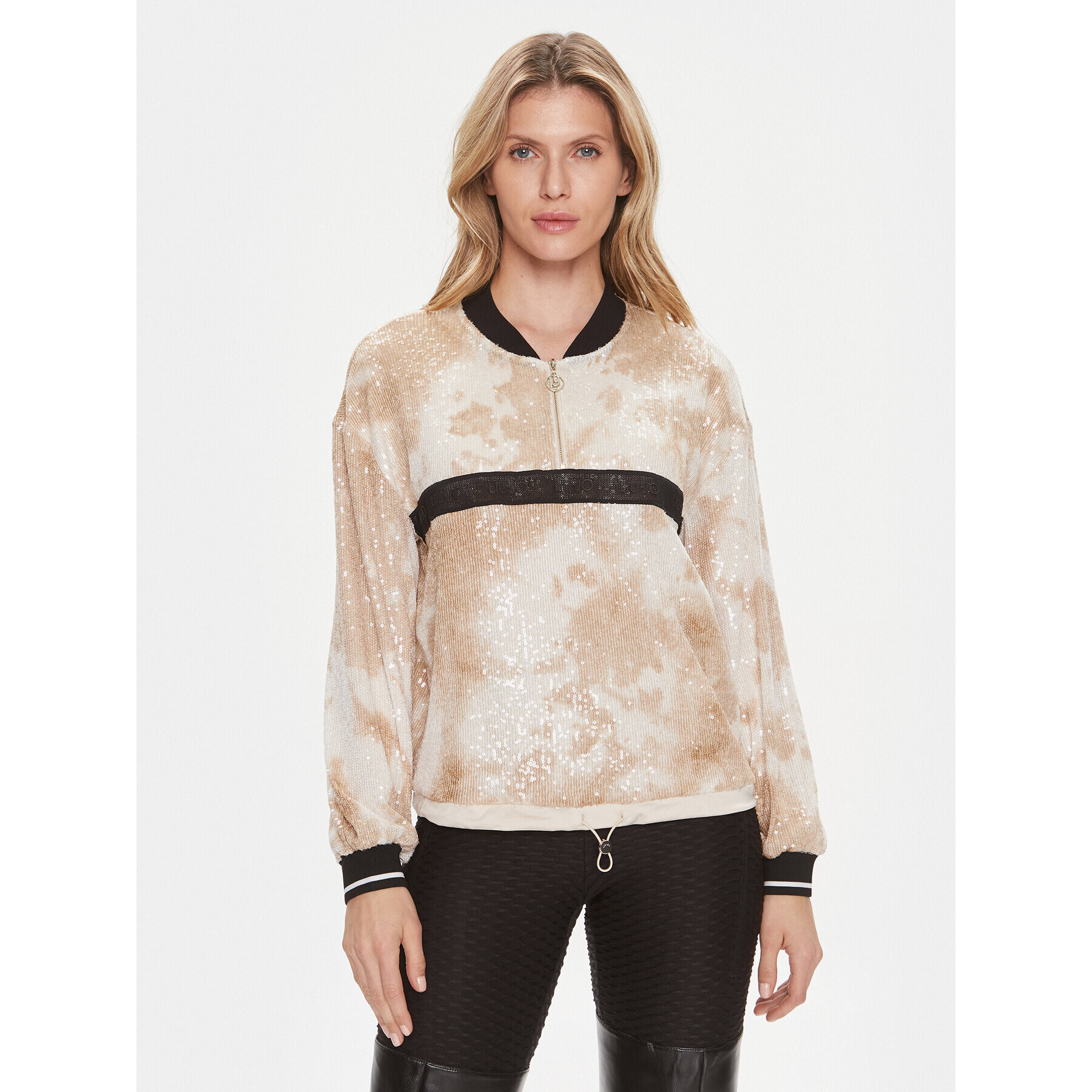 Liu Jo Суитшърт TA4018 J4623 Бежов Regular Fit - Pepit.bg