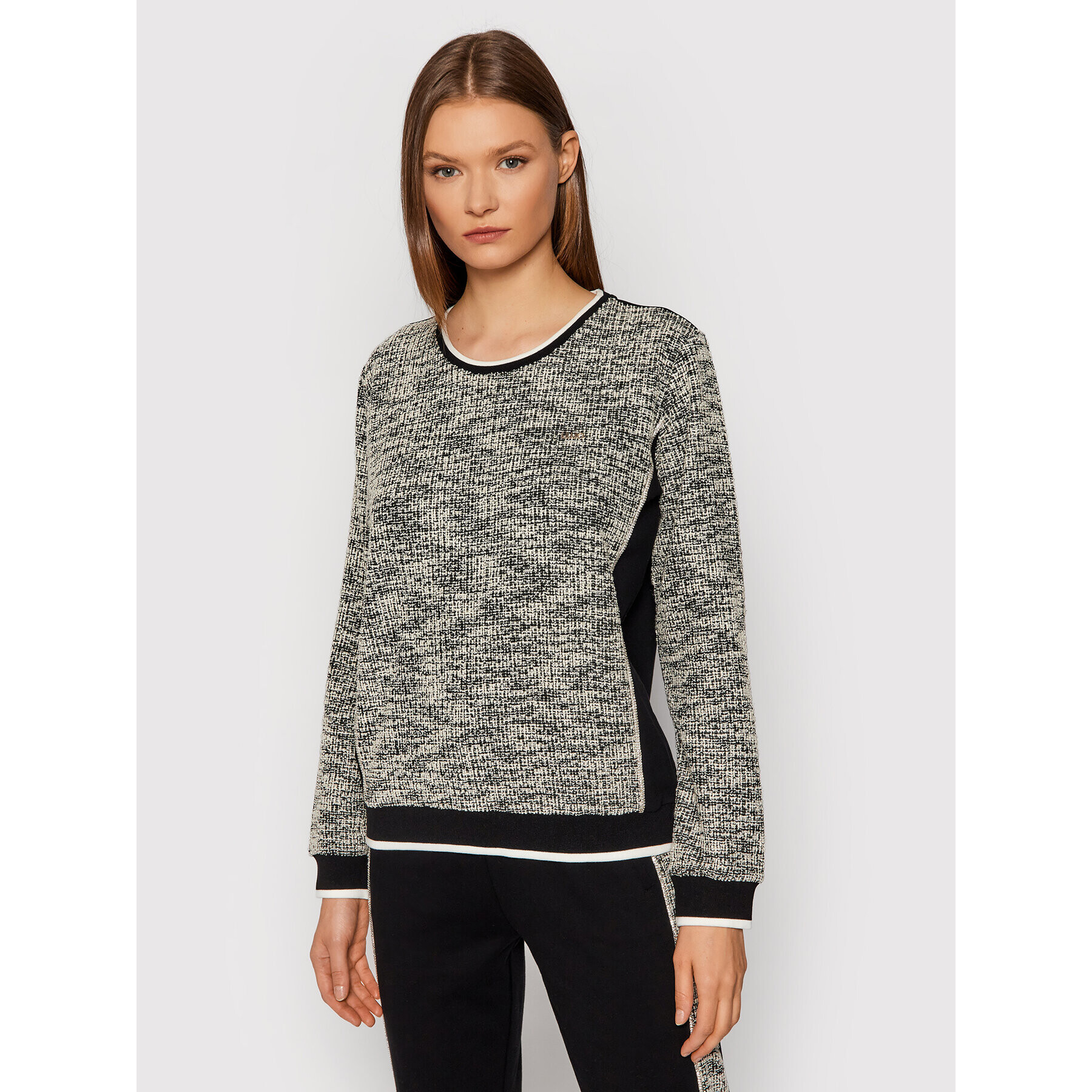 Liu Jo Sport Суитшърт TF1099 J6144 Черен Relaxed Fit - Pepit.bg