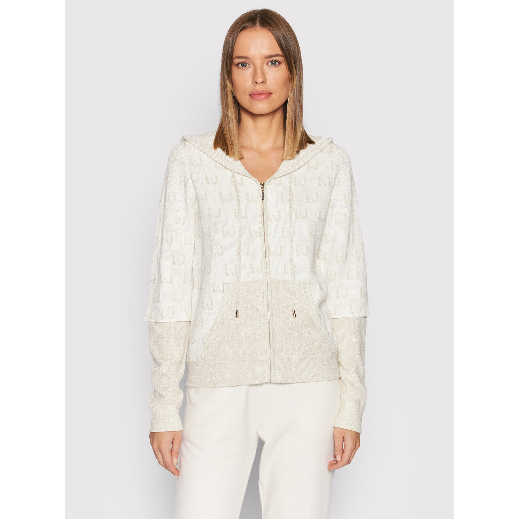Liu Jo Суитшърт TF1191 MA831 Бял Regular Fit - Pepit.bg