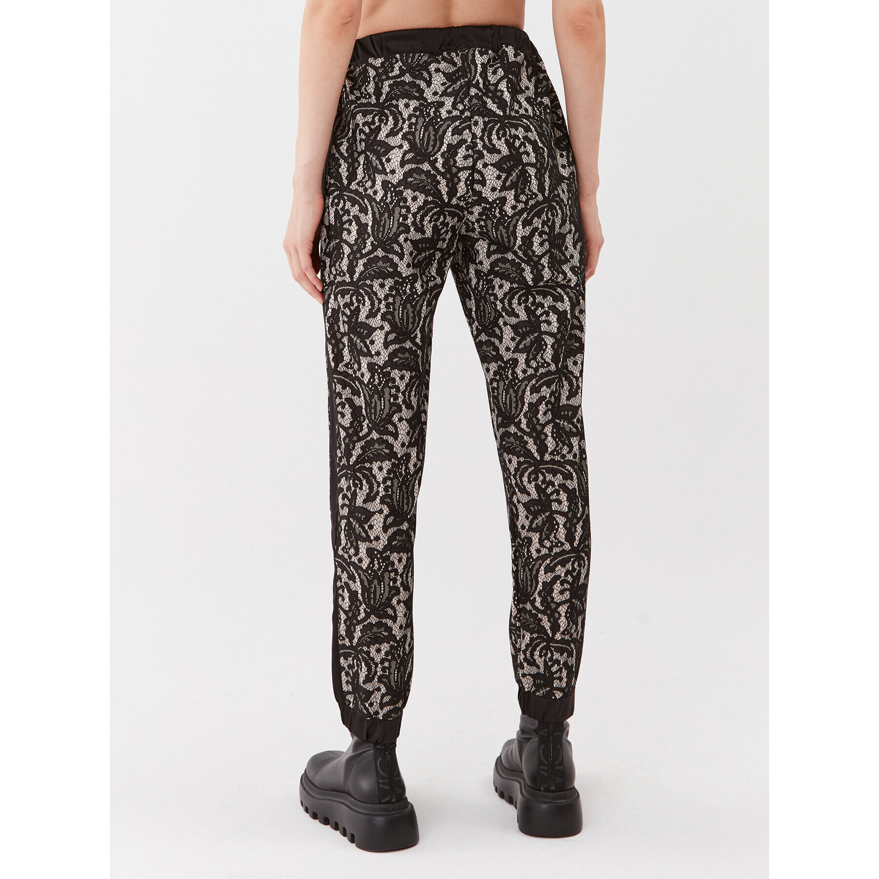 Liu Jo Текстилни панталони 5F3102 J4571 Черен Regular Fit - Pepit.bg