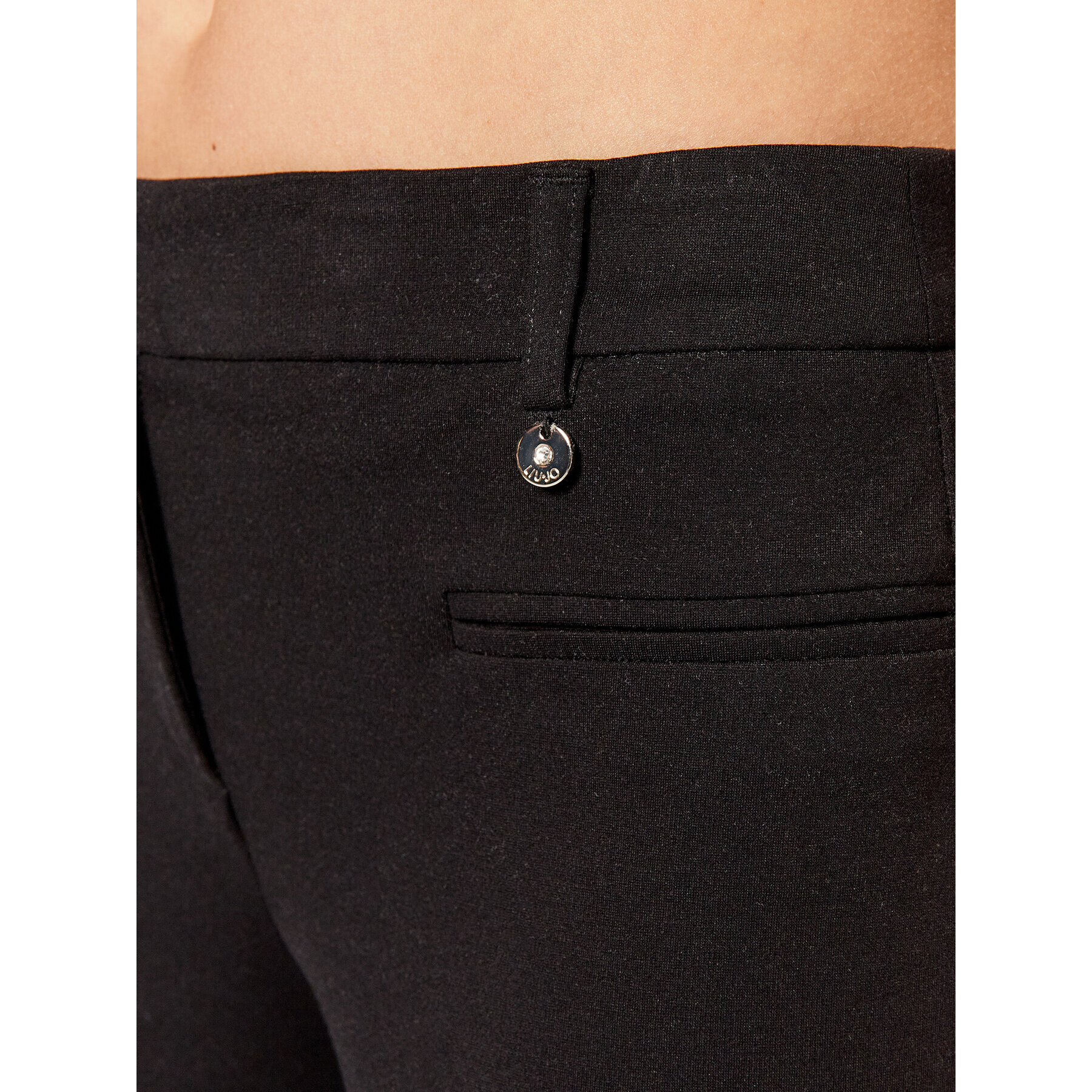 Liu Jo Текстилни панталони CA2072 J1881 Черен Regular Fit - Pepit.bg