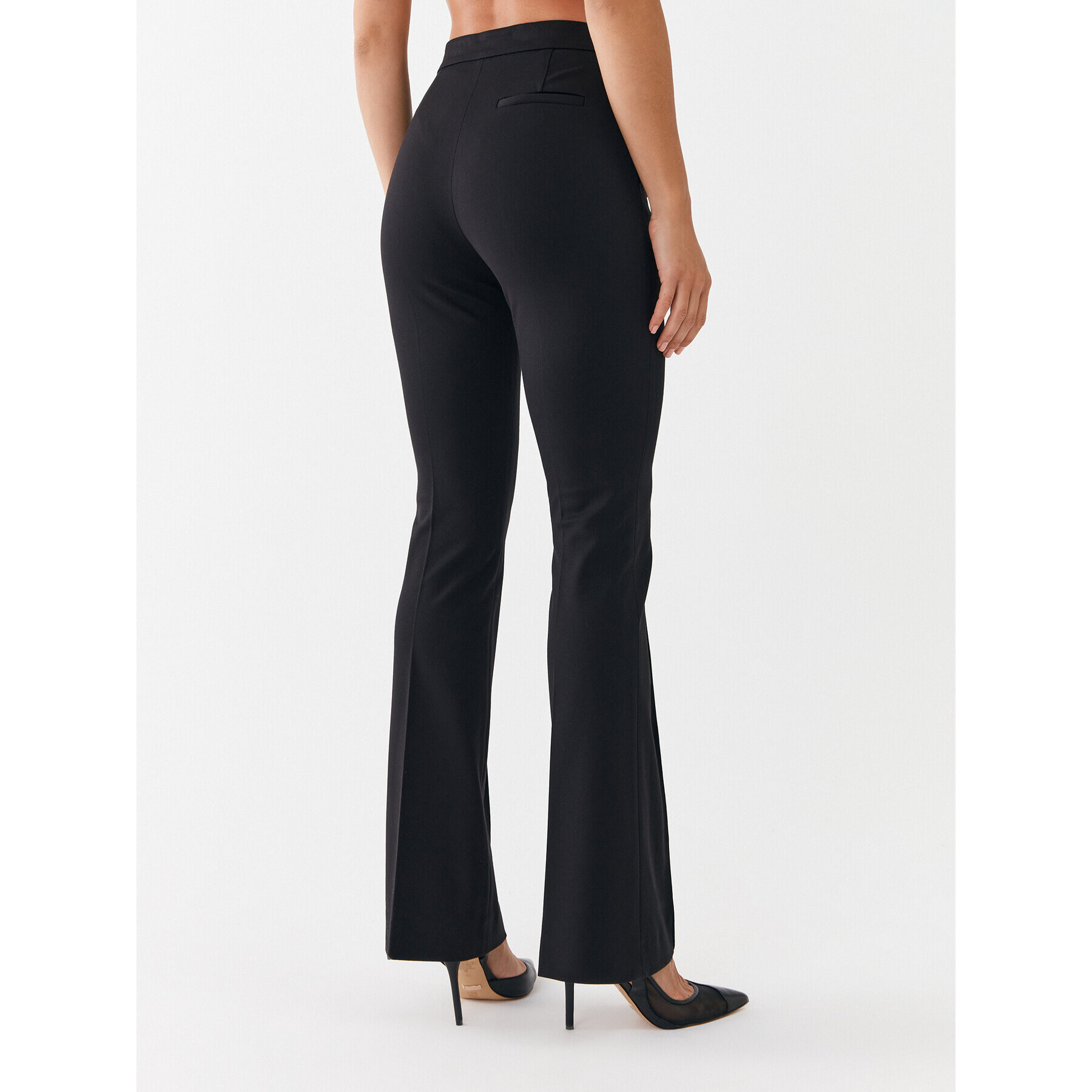 Liu Jo Текстилни панталони CF3382 J1857 Черен Regular Fit - Pepit.bg