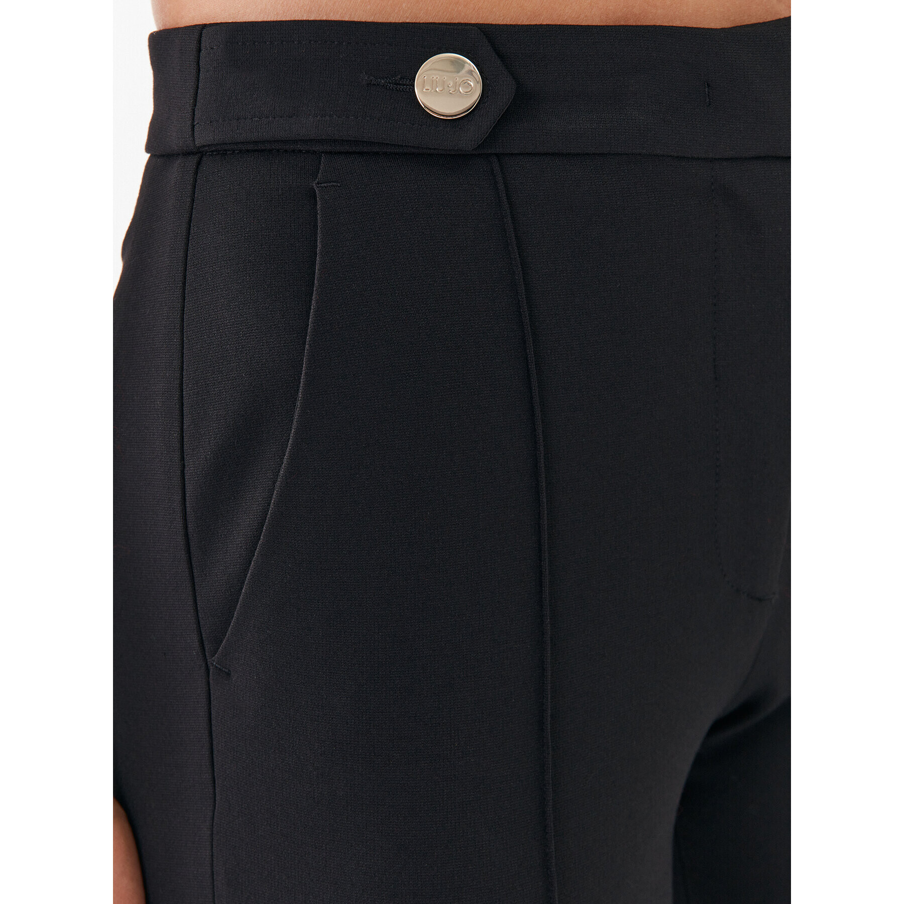 Liu Jo Текстилни панталони CF3382 J1857 Черен Regular Fit - Pepit.bg