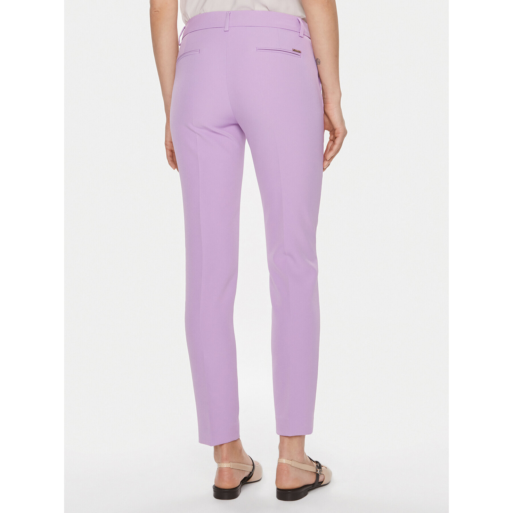 Liu Jo Текстилни панталони MF3229 T7896 Виолетов Regular Fit - Pepit.bg