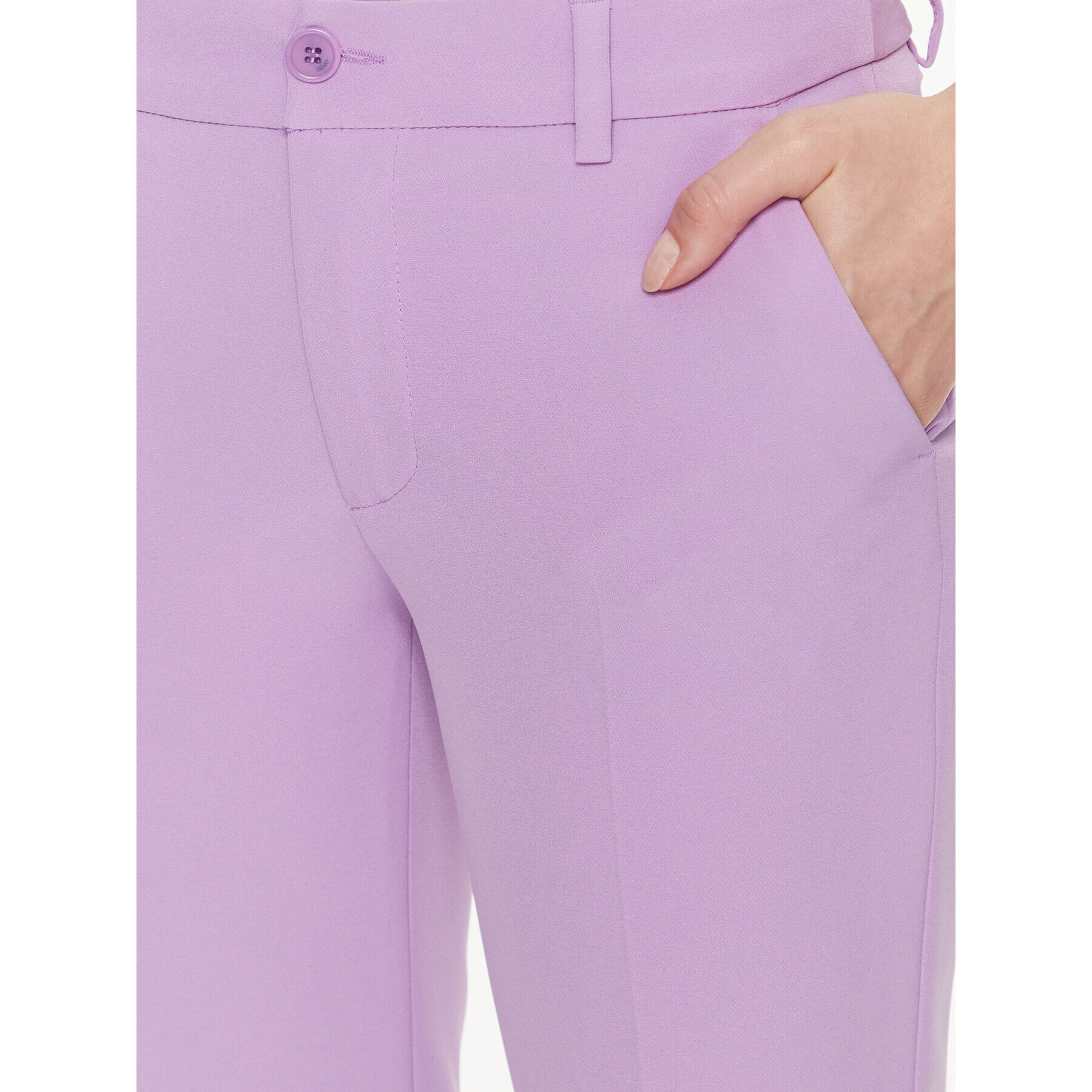 Liu Jo Текстилни панталони MF3229 T7896 Виолетов Regular Fit - Pepit.bg