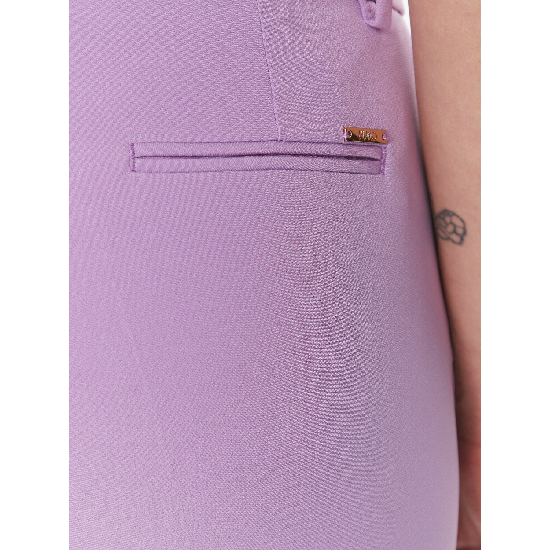 Liu Jo Текстилни панталони MF3229 T7896 Виолетов Regular Fit - Pepit.bg