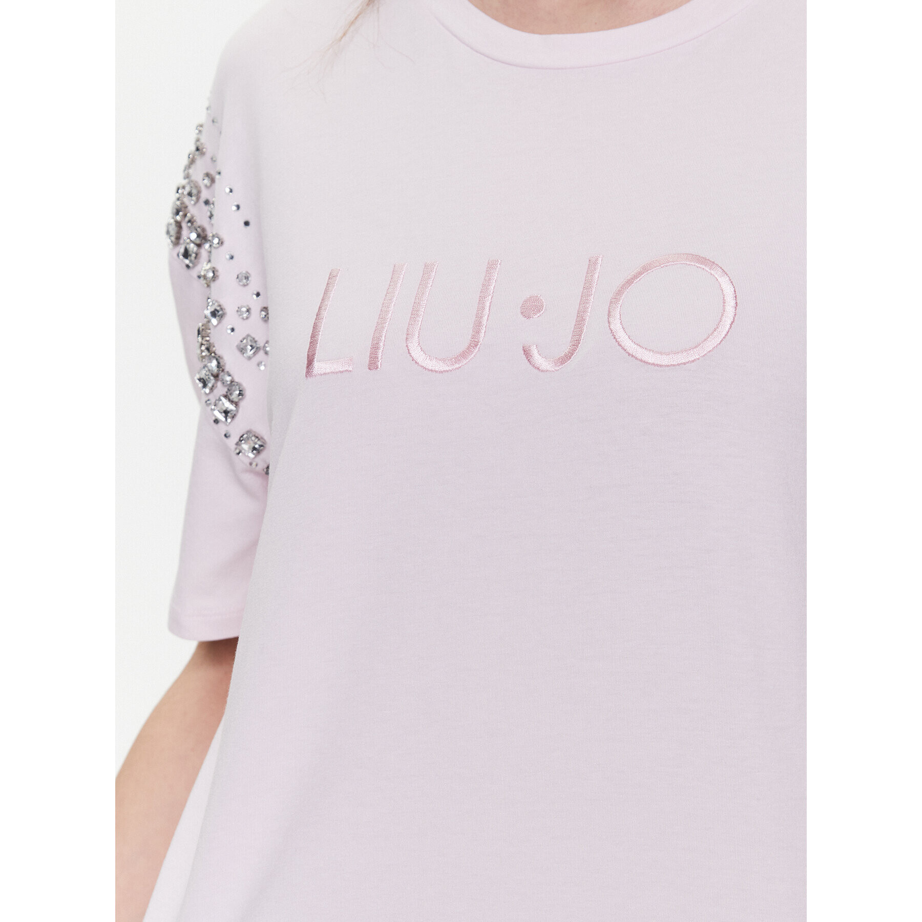Liu Jo Тишърт A3418 J5003 Розов Regular Fit - Pepit.bg