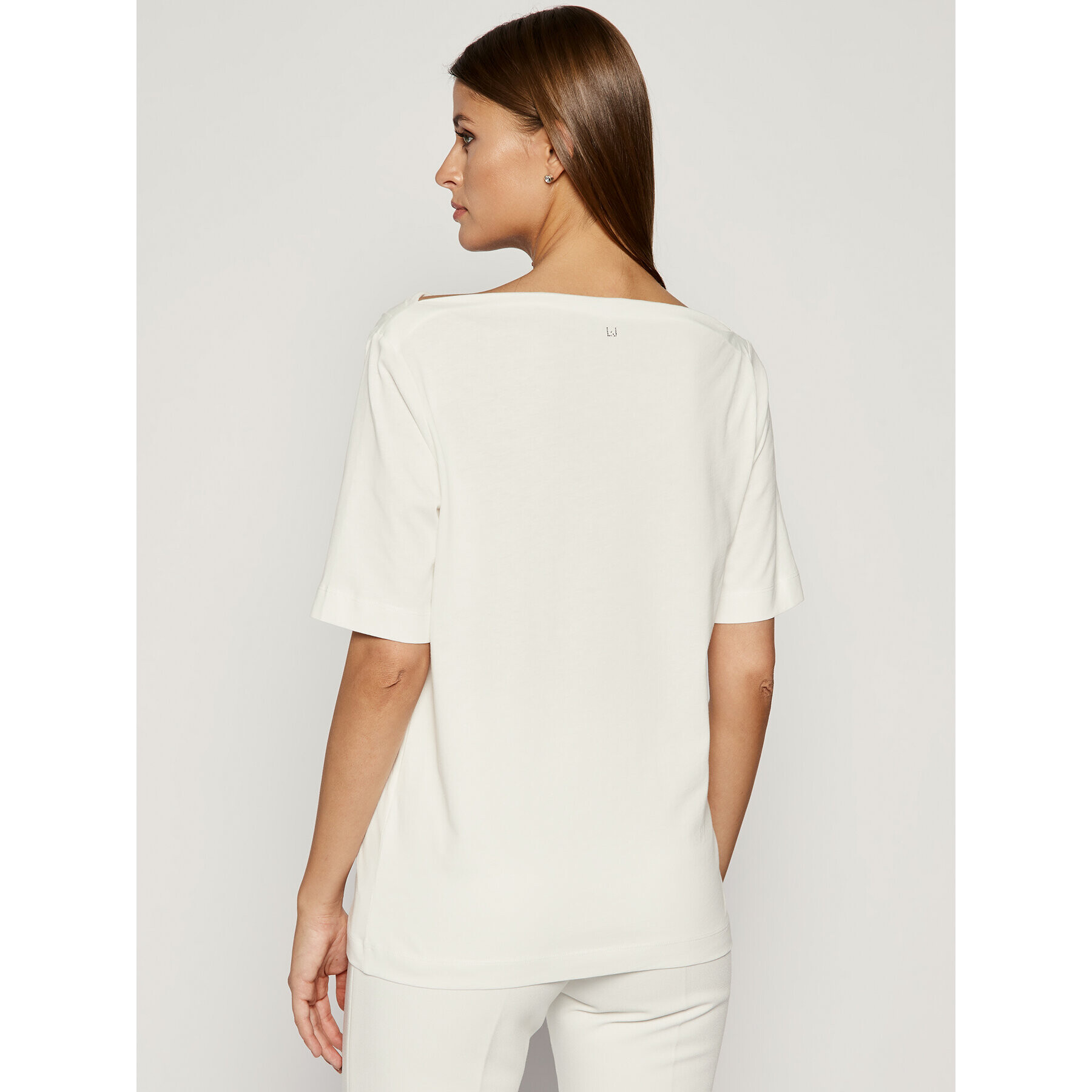 Liu Jo Тишърт CA0175 J5884 Бял Regular Fit - Pepit.bg