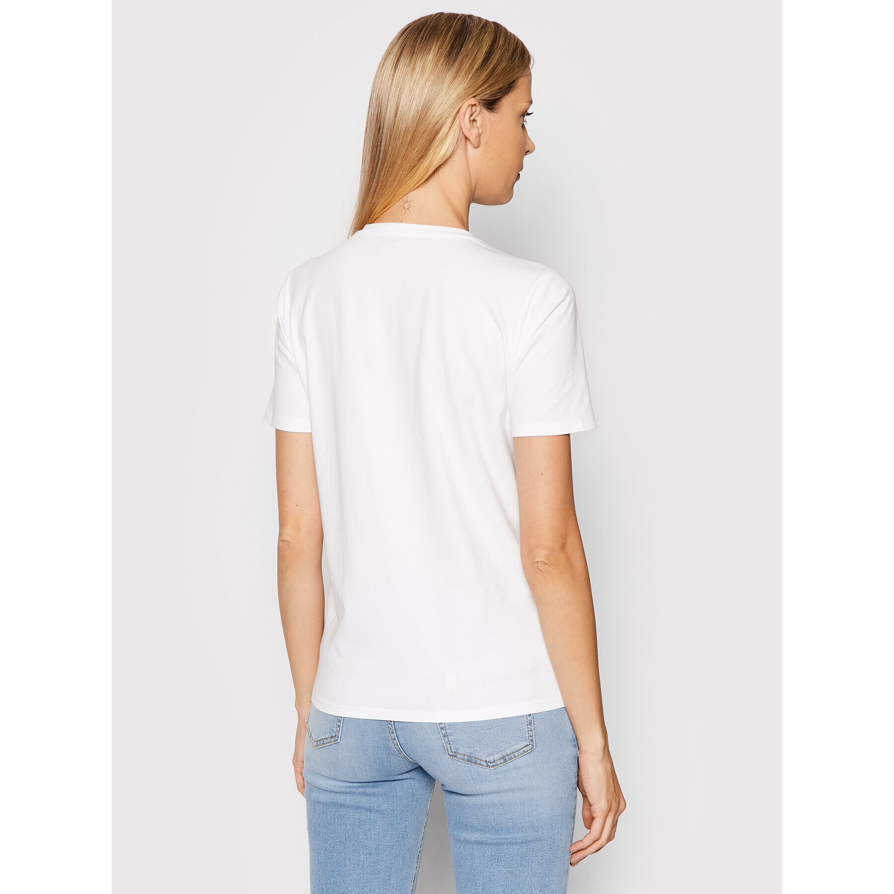 Liu Jo Тишърт CA2258 J5003 Бял Regular Fit - Pepit.bg