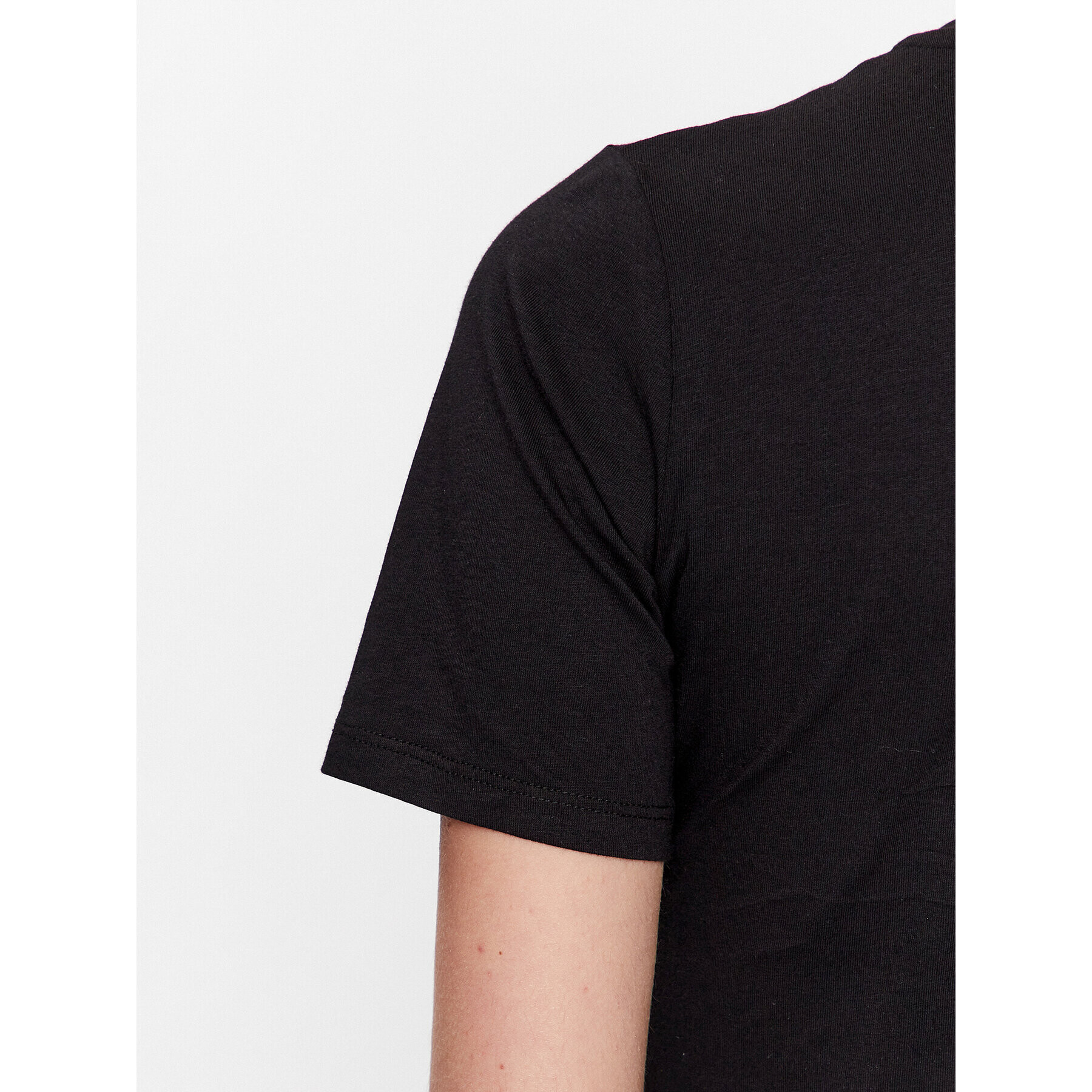 Liu Jo Тишърт CF3320 JS003 Черен Regular Fit - Pepit.bg