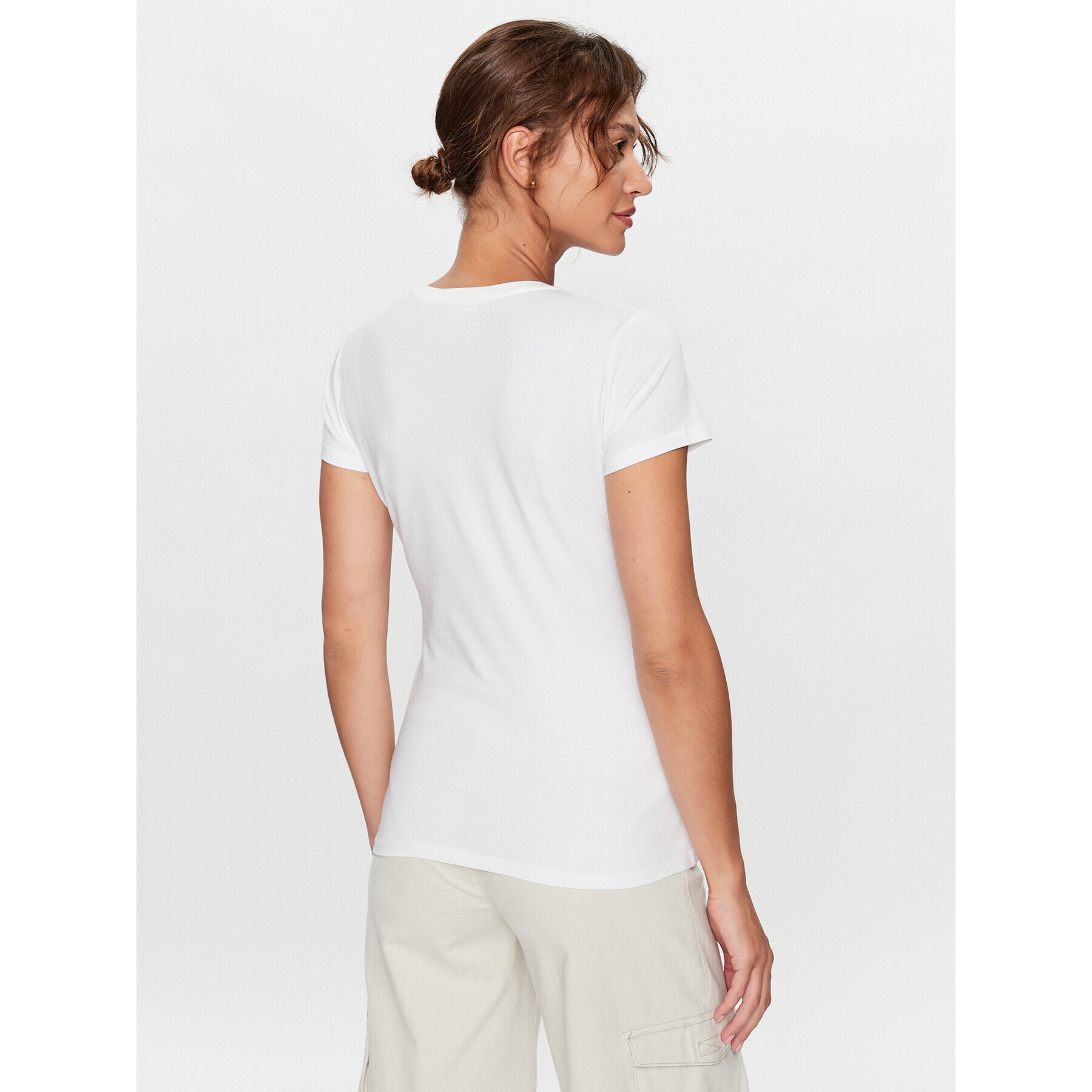 Liu Jo Тишърт MF3409 J5003 Бял Regular Fit - Pepit.bg