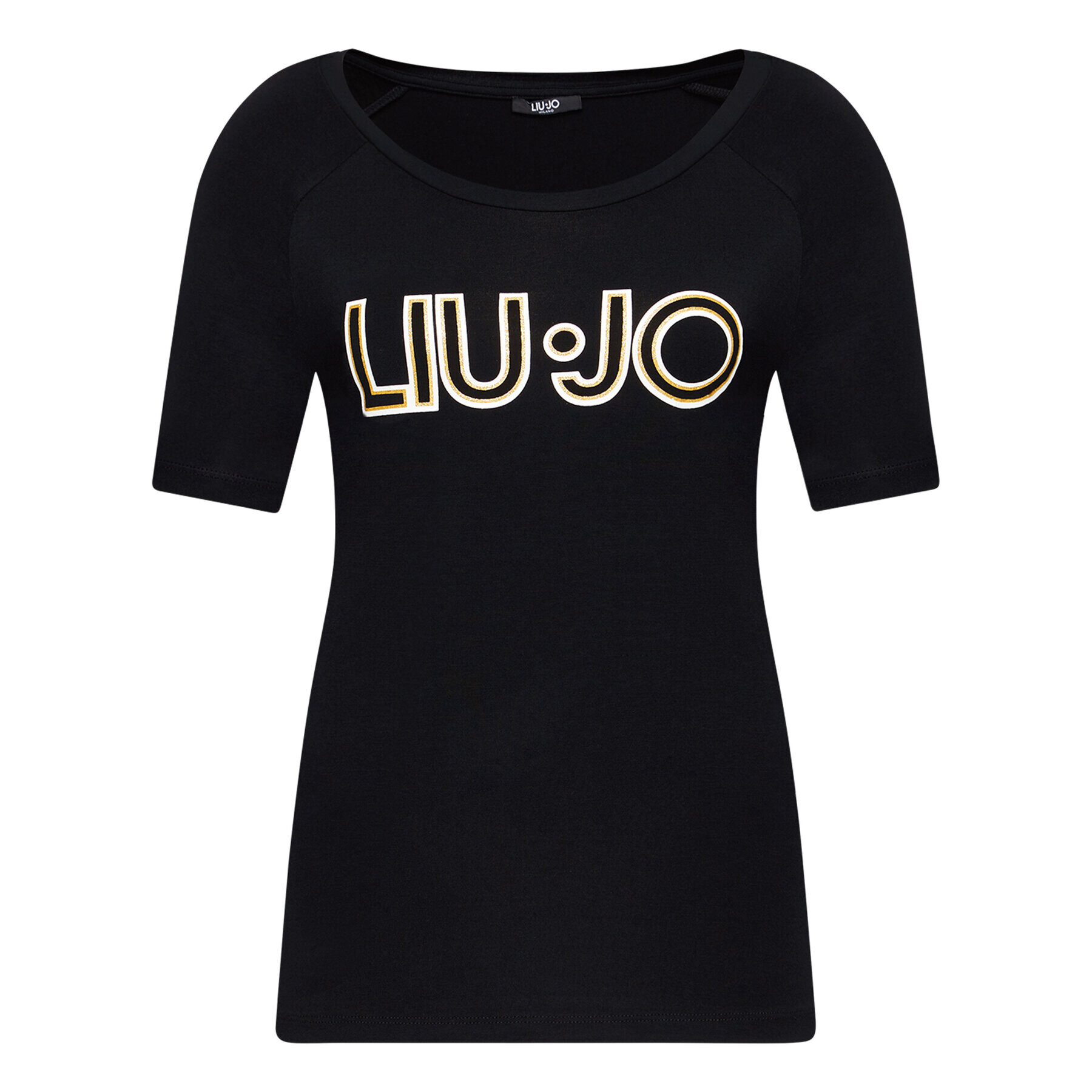 Liu Jo Sport Тишърт TA1012 J7905 Черен Regular Fit - Pepit.bg