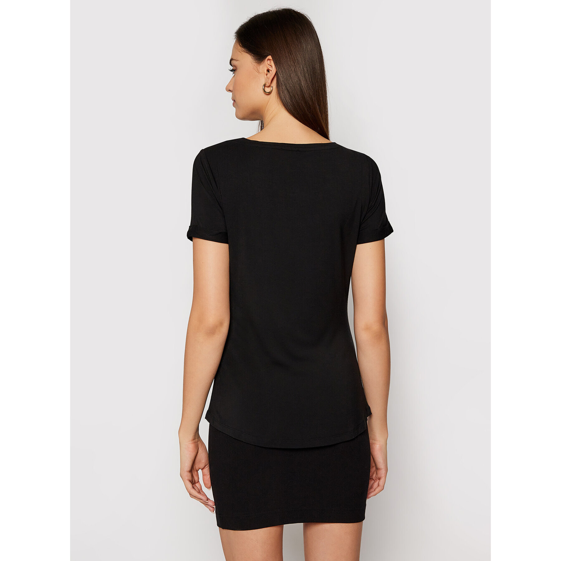 Liu Jo Тишърт TA1151 J7905 Черен Regular Fit - Pepit.bg