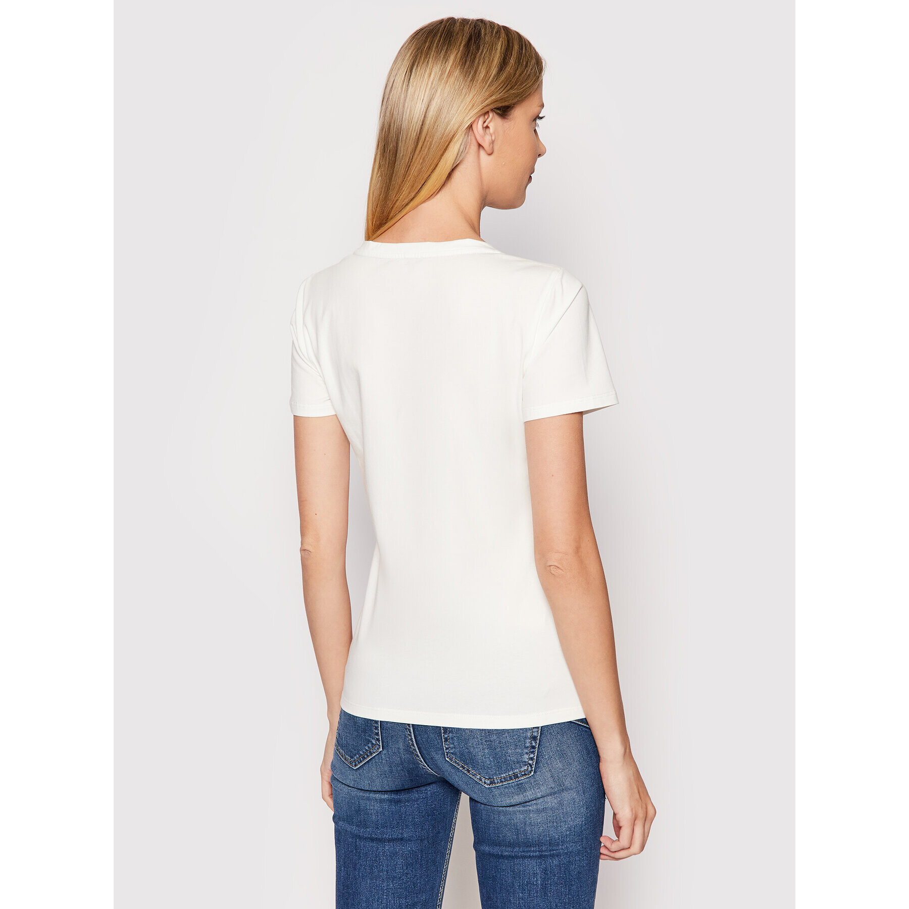 Liu Jo Sport Тишърт TA2029 J5003 Бял Regular Fit - Pepit.bg