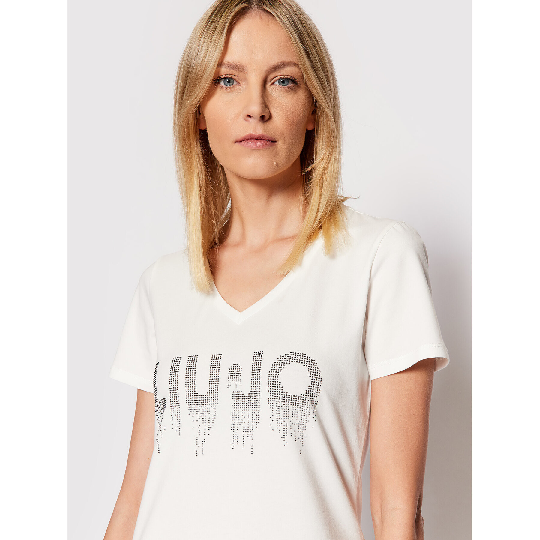 Liu Jo Sport Тишърт TA2029 J5003 Бял Regular Fit - Pepit.bg