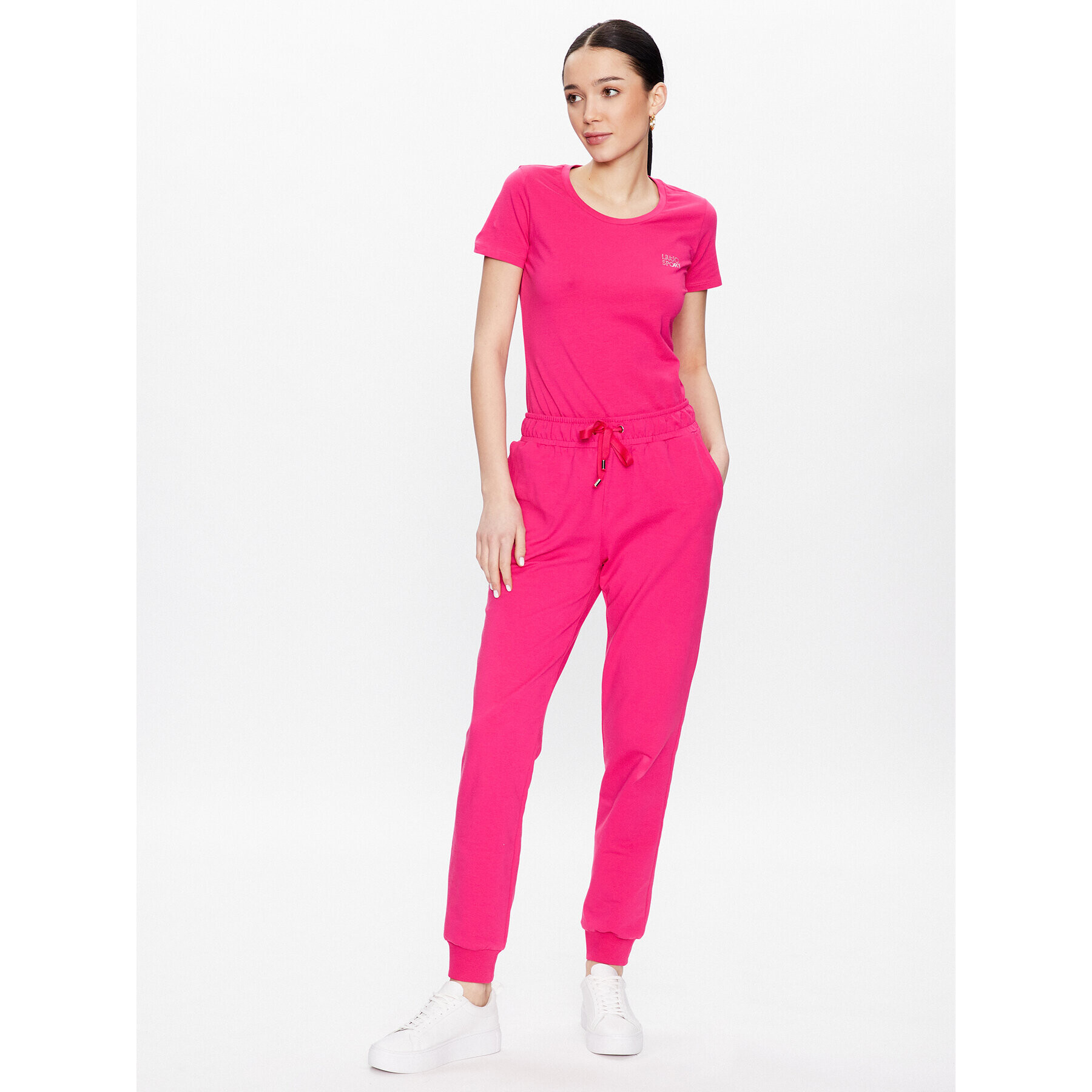 Liu Jo Sport Тишърт TA3141 J5003 Розов Regular Fit - Pepit.bg