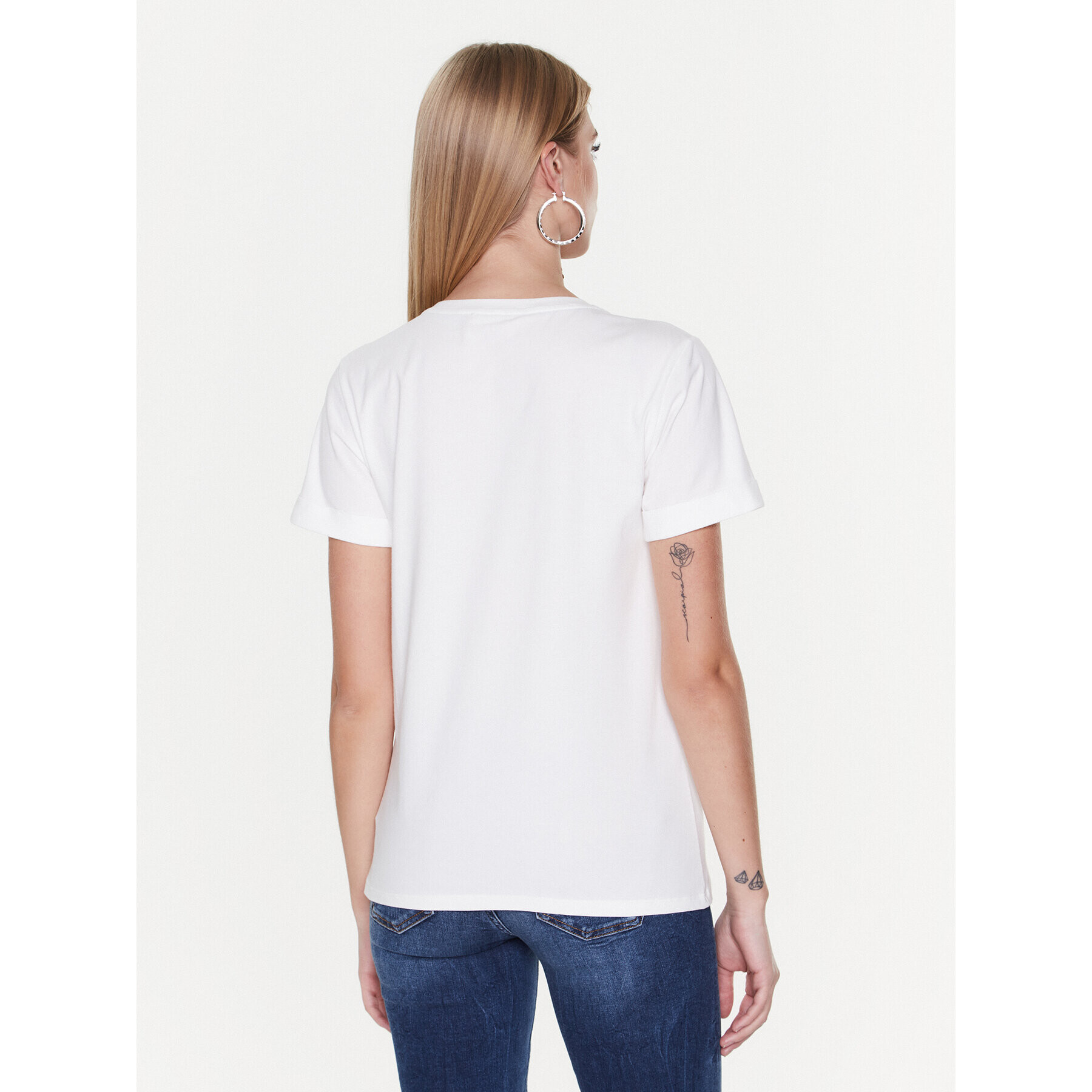 Liu Jo Sport Тишърт TA3182 J5003 Бял Regular Fit - Pepit.bg