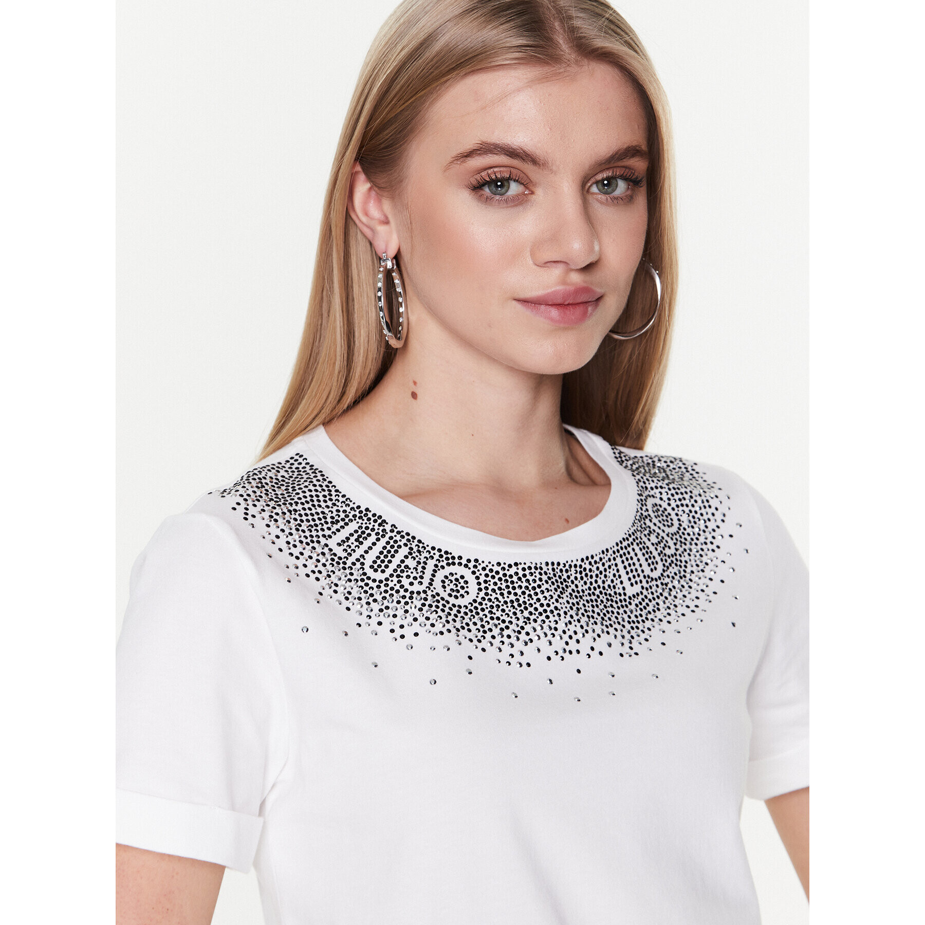 Liu Jo Sport Тишърт TA3182 J5003 Бял Regular Fit - Pepit.bg