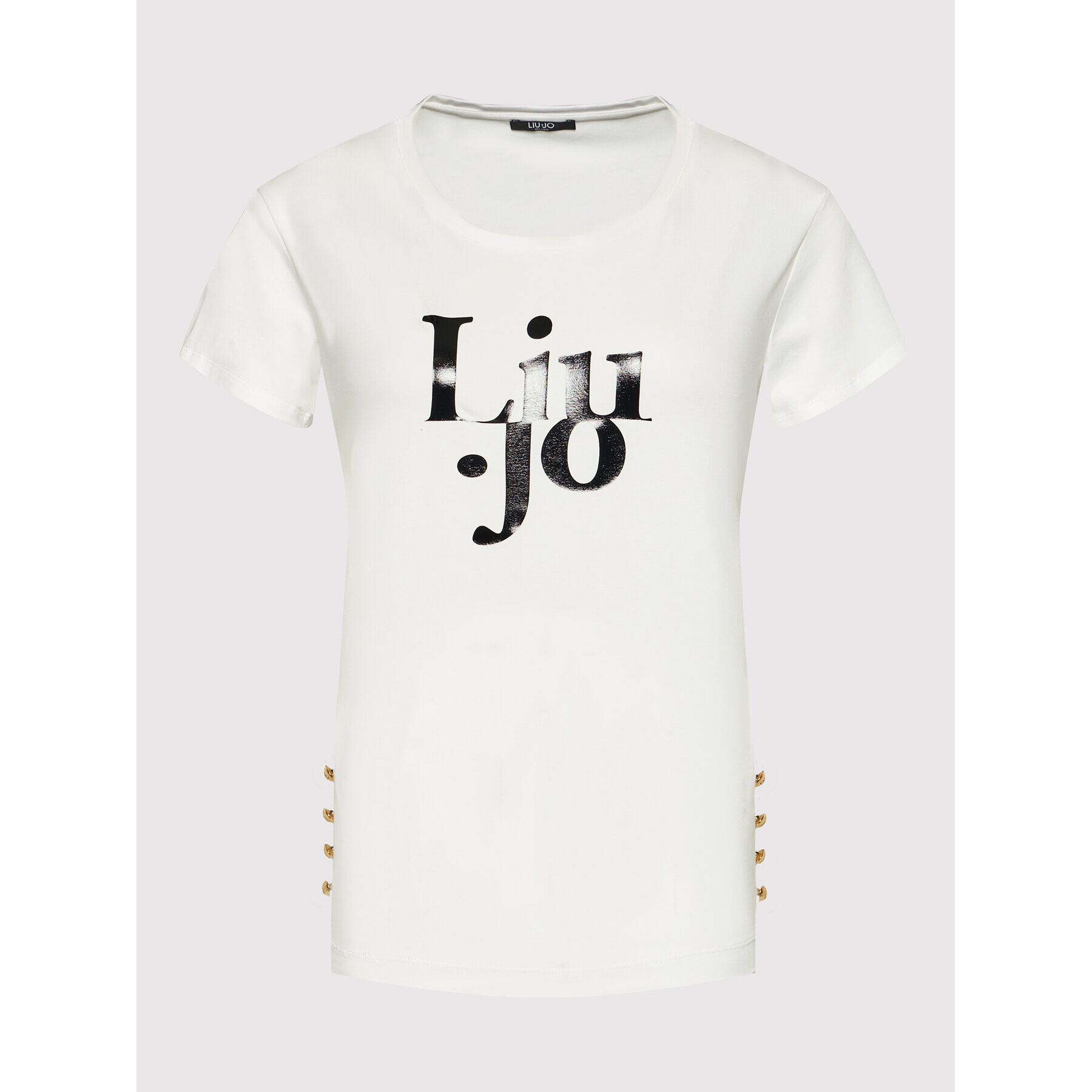 Liu Jo Sport Тишърт TF1249 J5972 Бял Regular Fit - Pepit.bg