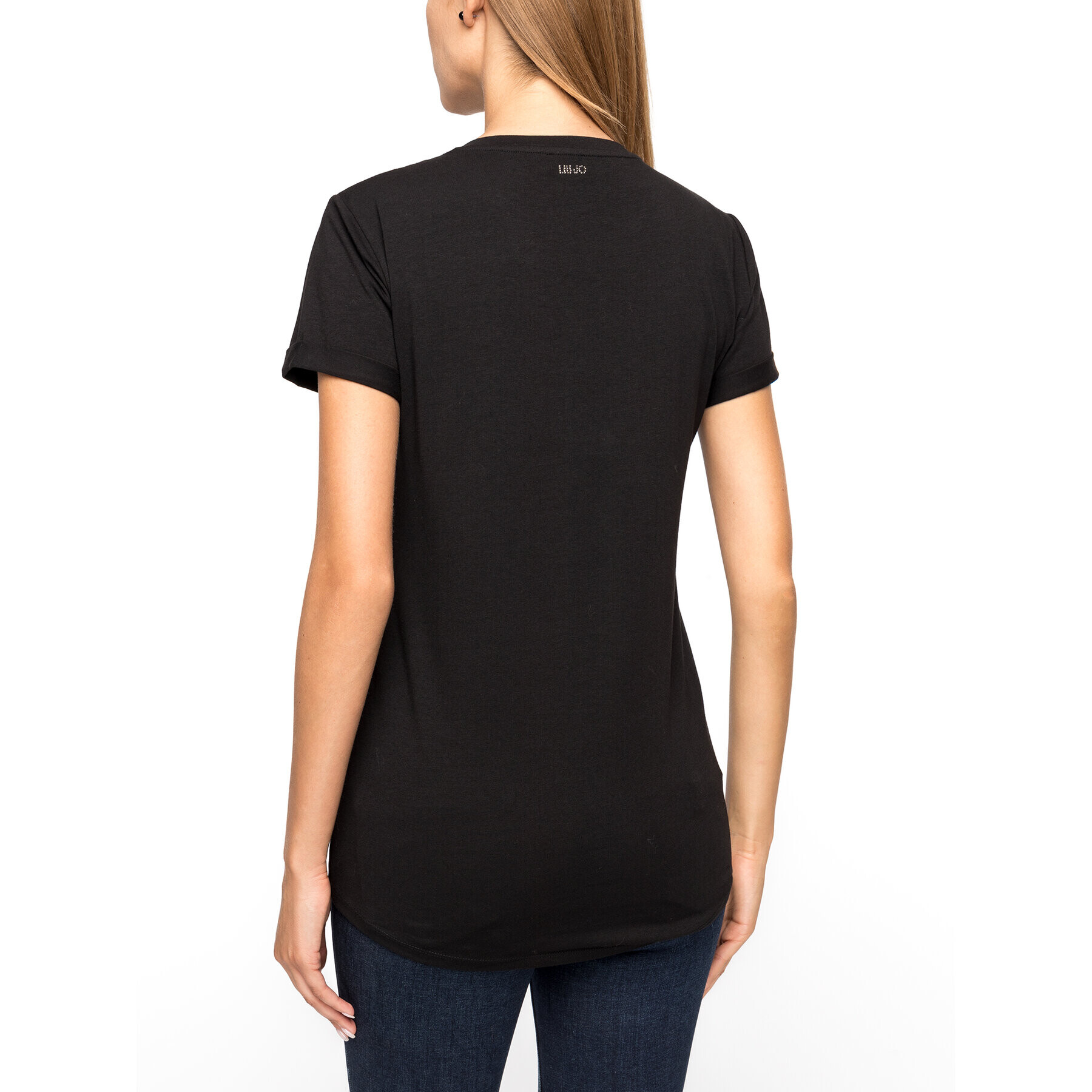 Liu Jo Тишърт W69255 J5003 Черен Regular Fit - Pepit.bg