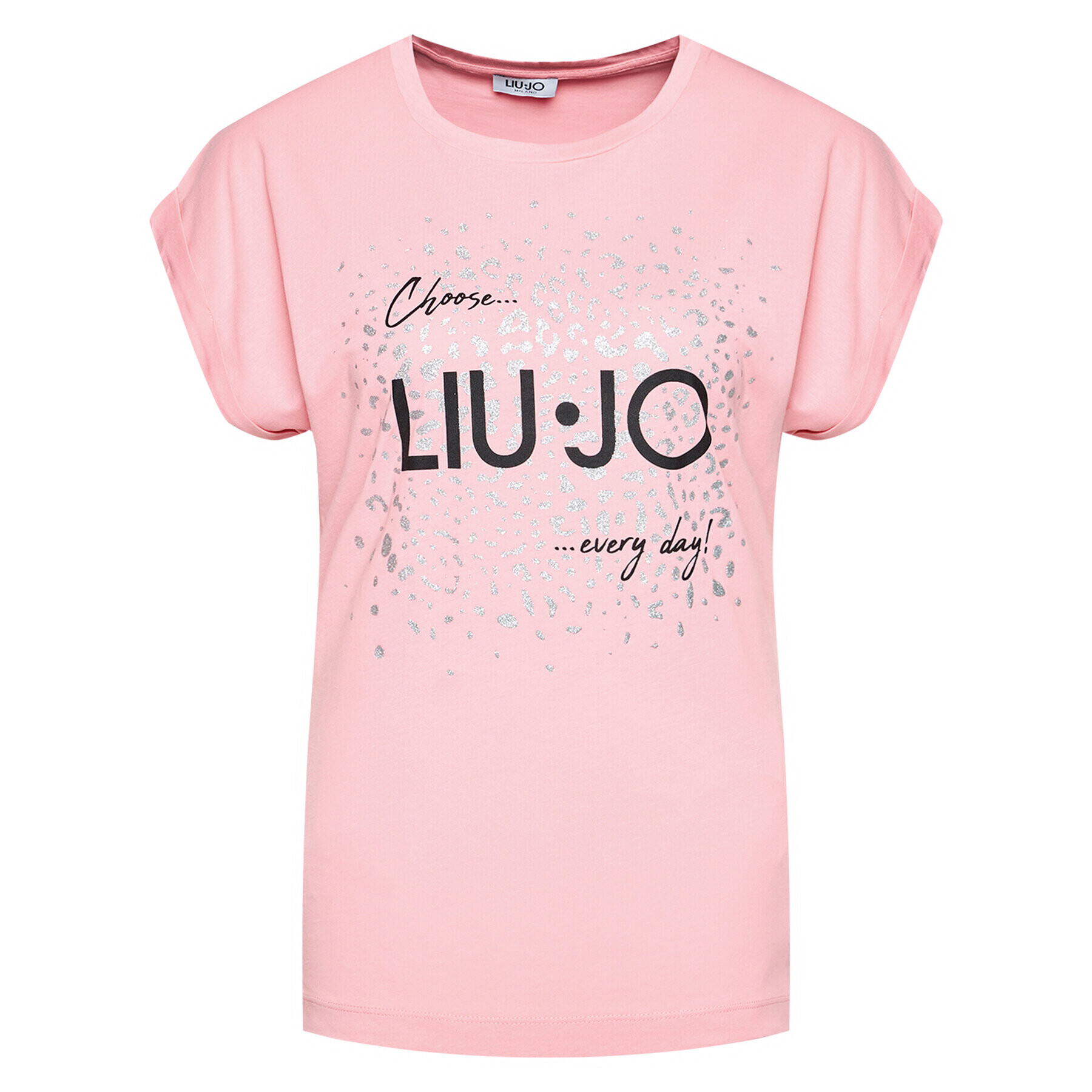 Liu Jo Тишърт WA1327 J0094 Розов Regular Fit - Pepit.bg