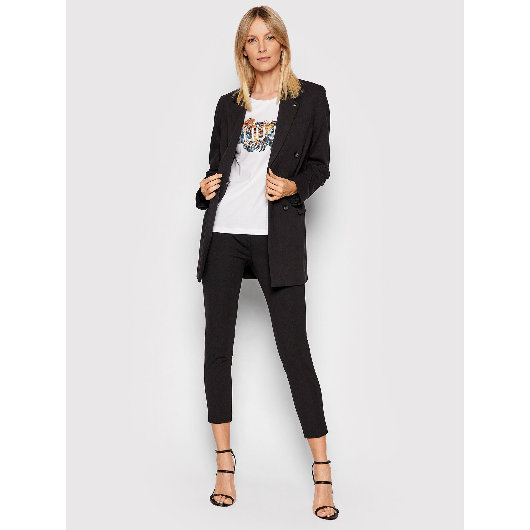 Liu Jo Тишърт WA2421 J5923 Бял Regular Fit - Pepit.bg