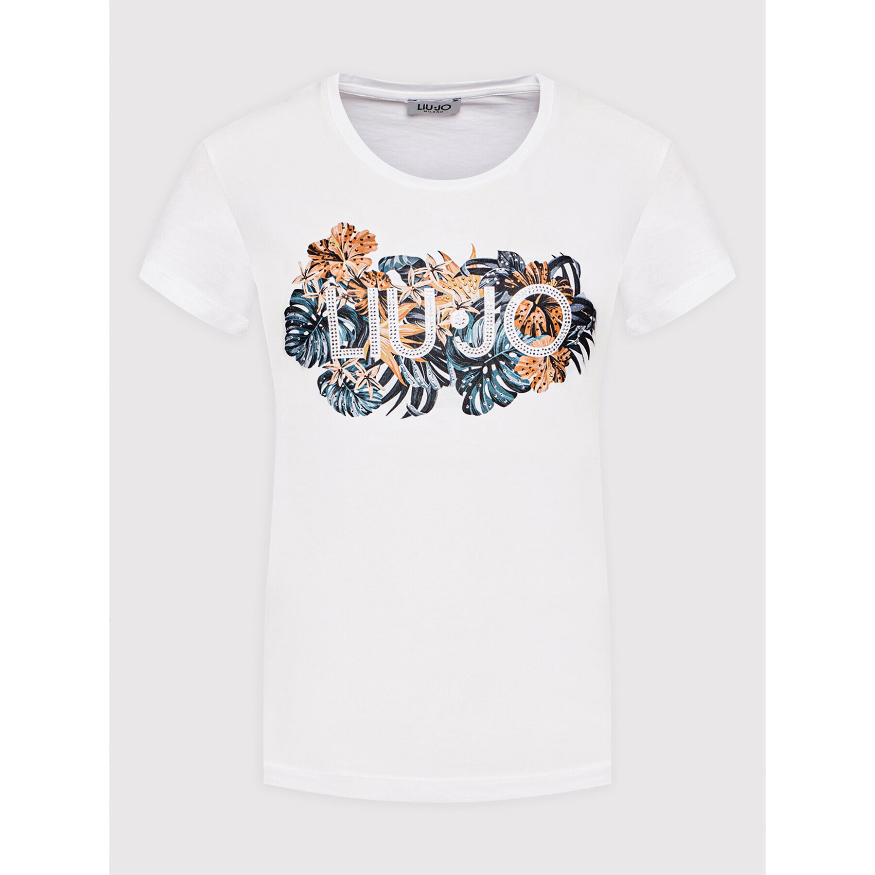 Liu Jo Тишърт WA2421 J5923 Бял Regular Fit - Pepit.bg