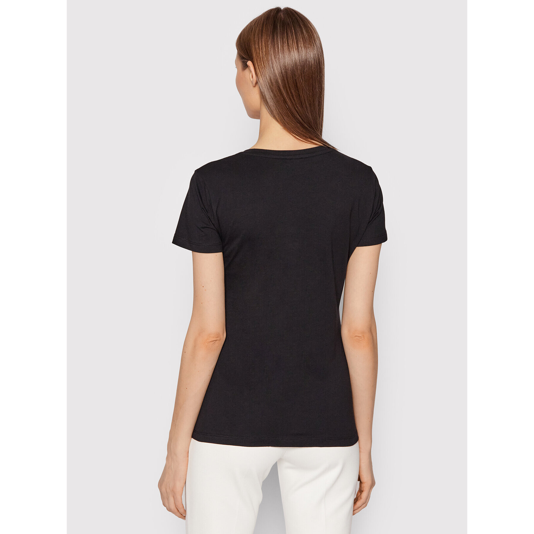 Liu Jo Тишърт WA2421 J5923 Черен Regular Fit - Pepit.bg