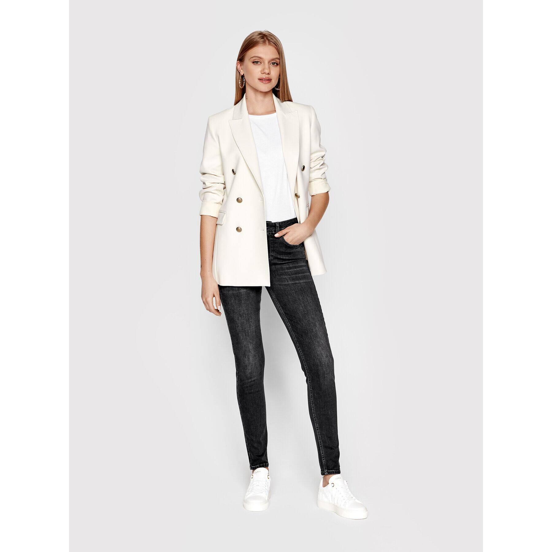 Liu Jo Тишърт WA2501 J5214 Бял Regular Fit - Pepit.bg