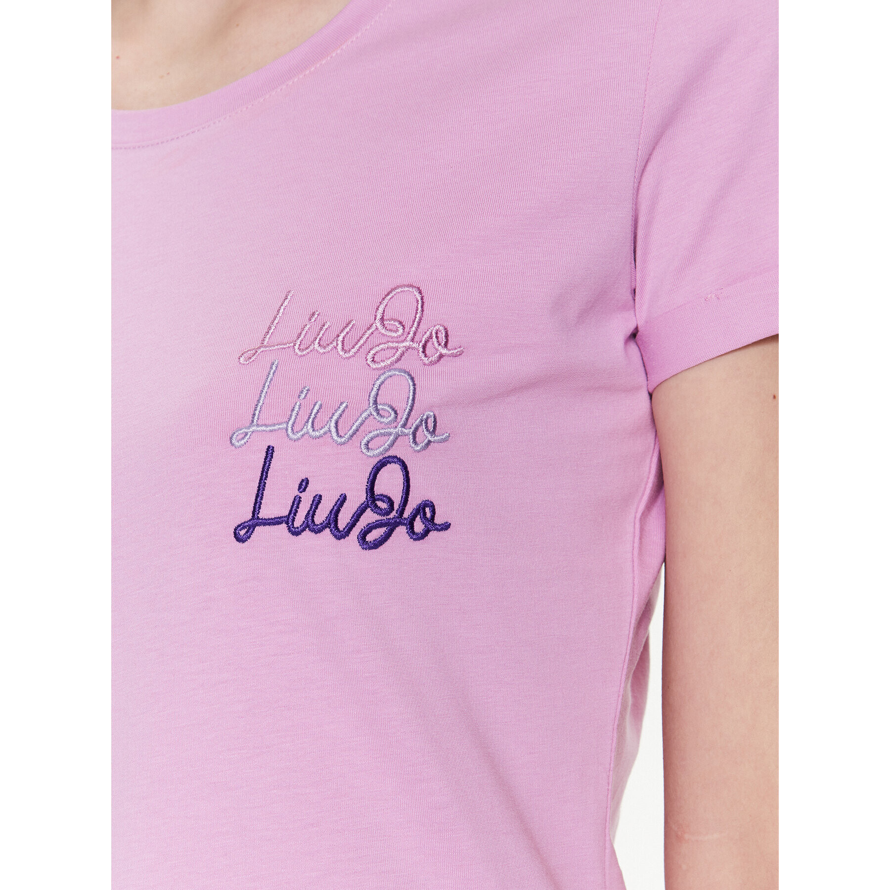 Liu Jo Тишърт WA3139 J6308 Розов Regular Fit - Pepit.bg