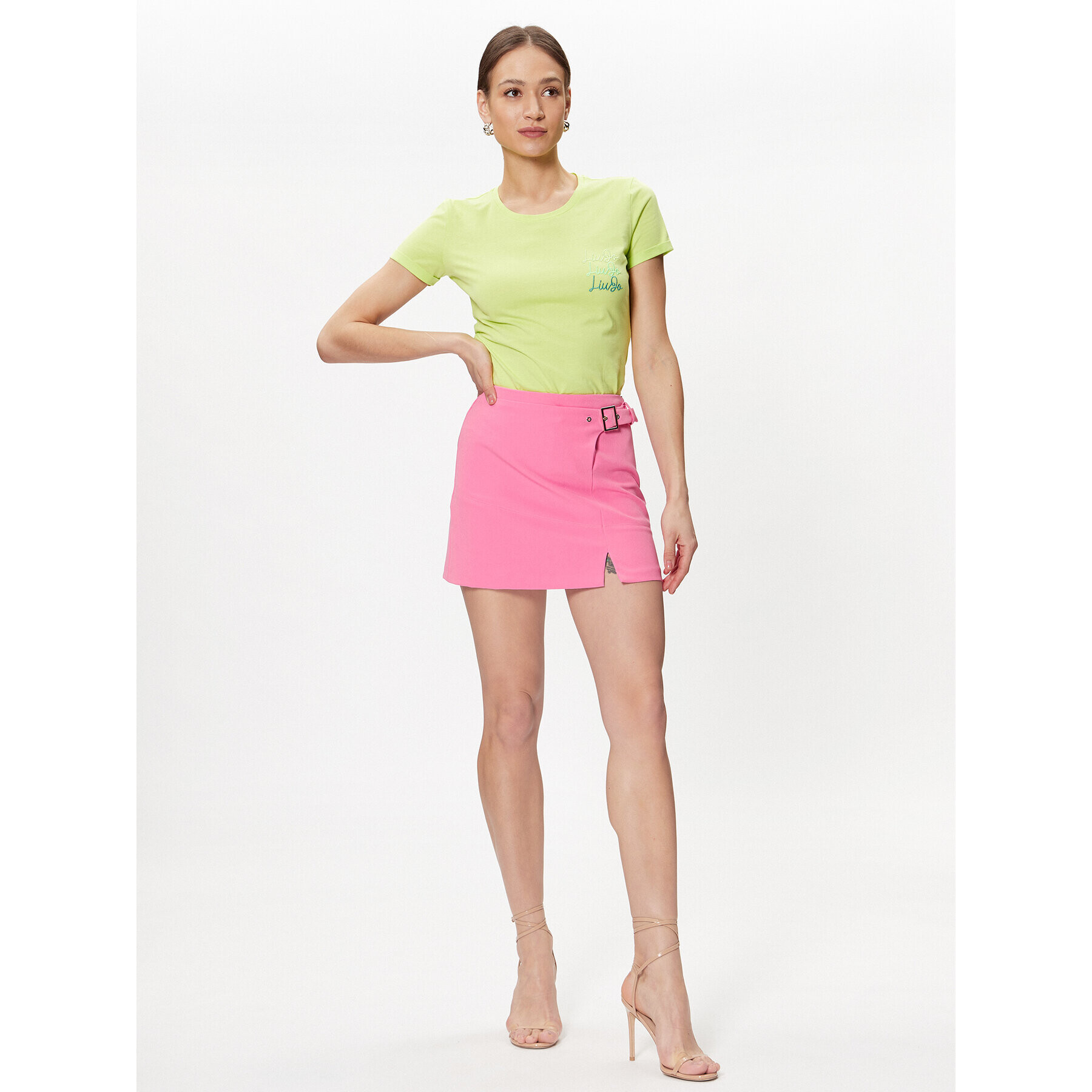 Liu Jo Тишърт WA3139 J6308 Зелен Regular Fit - Pepit.bg