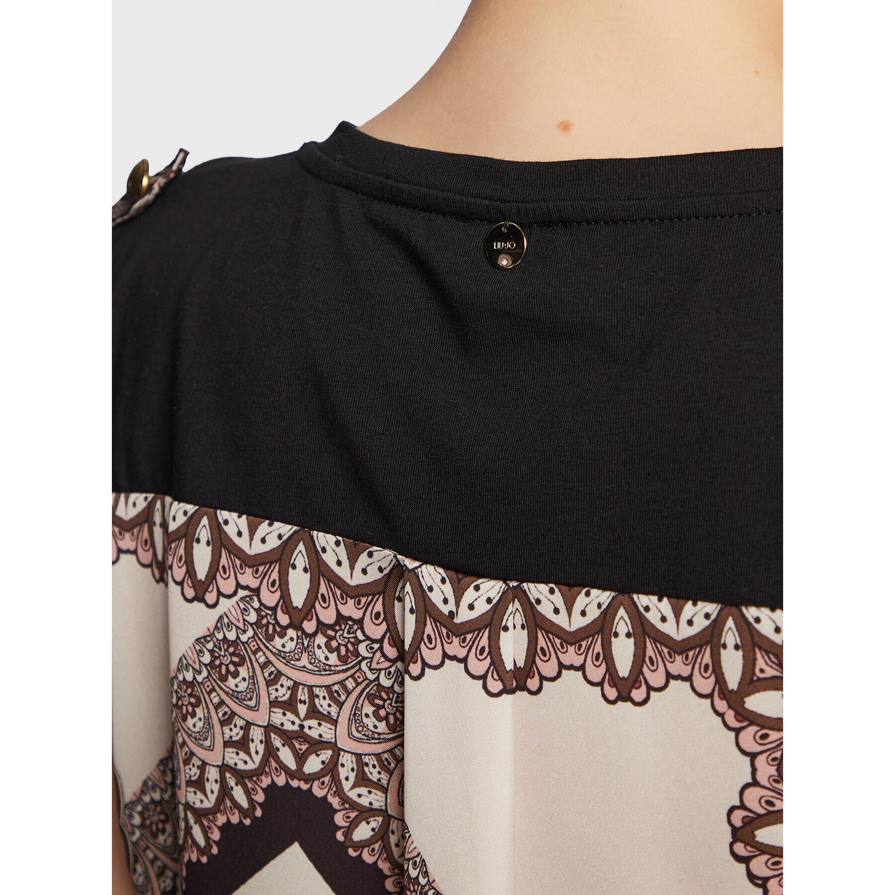 Liu Jo Тишърт WA3156 J7821 Черен Regular Fit - Pepit.bg
