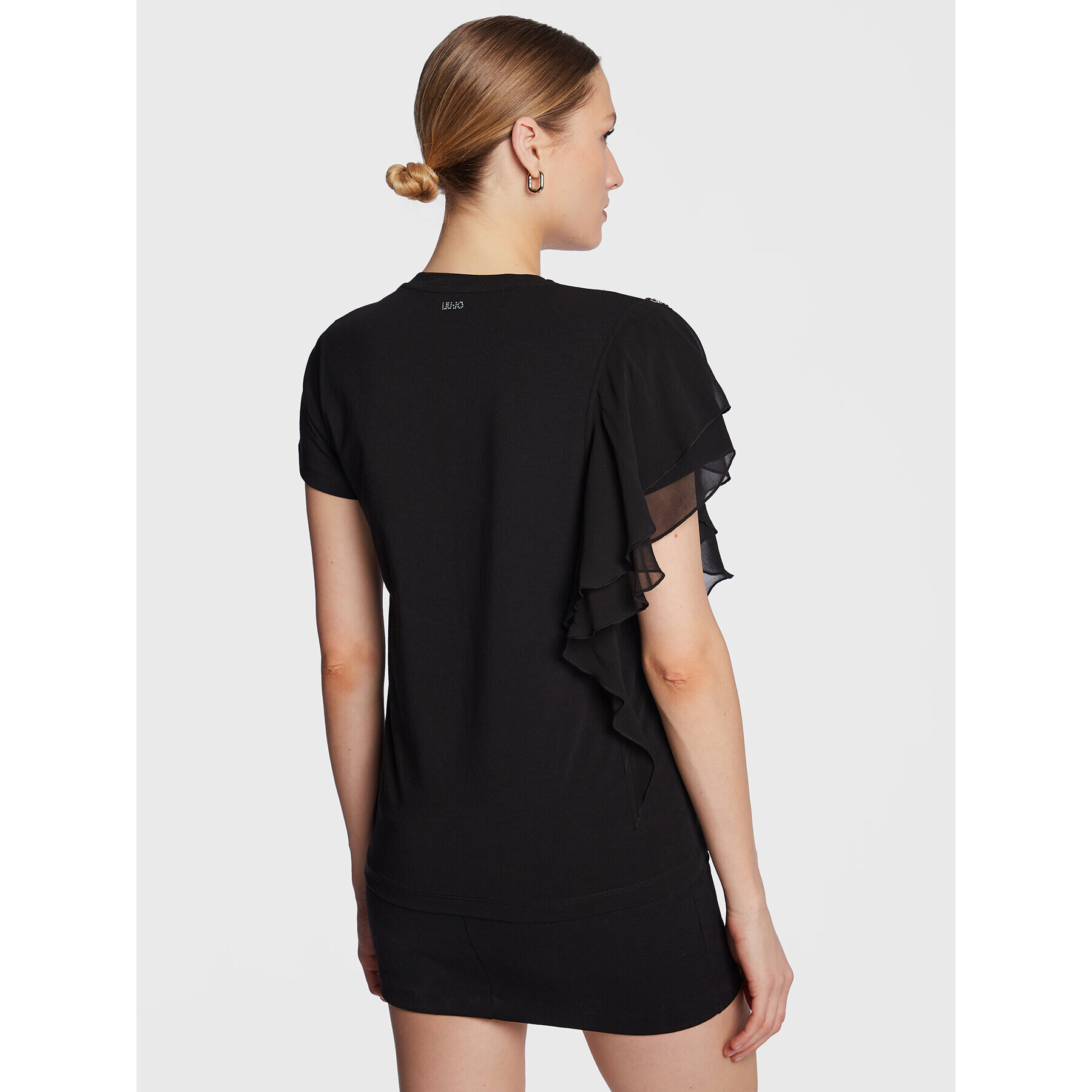 Liu Jo Тишърт WA3158 J5003 Черен Regular Fit - Pepit.bg