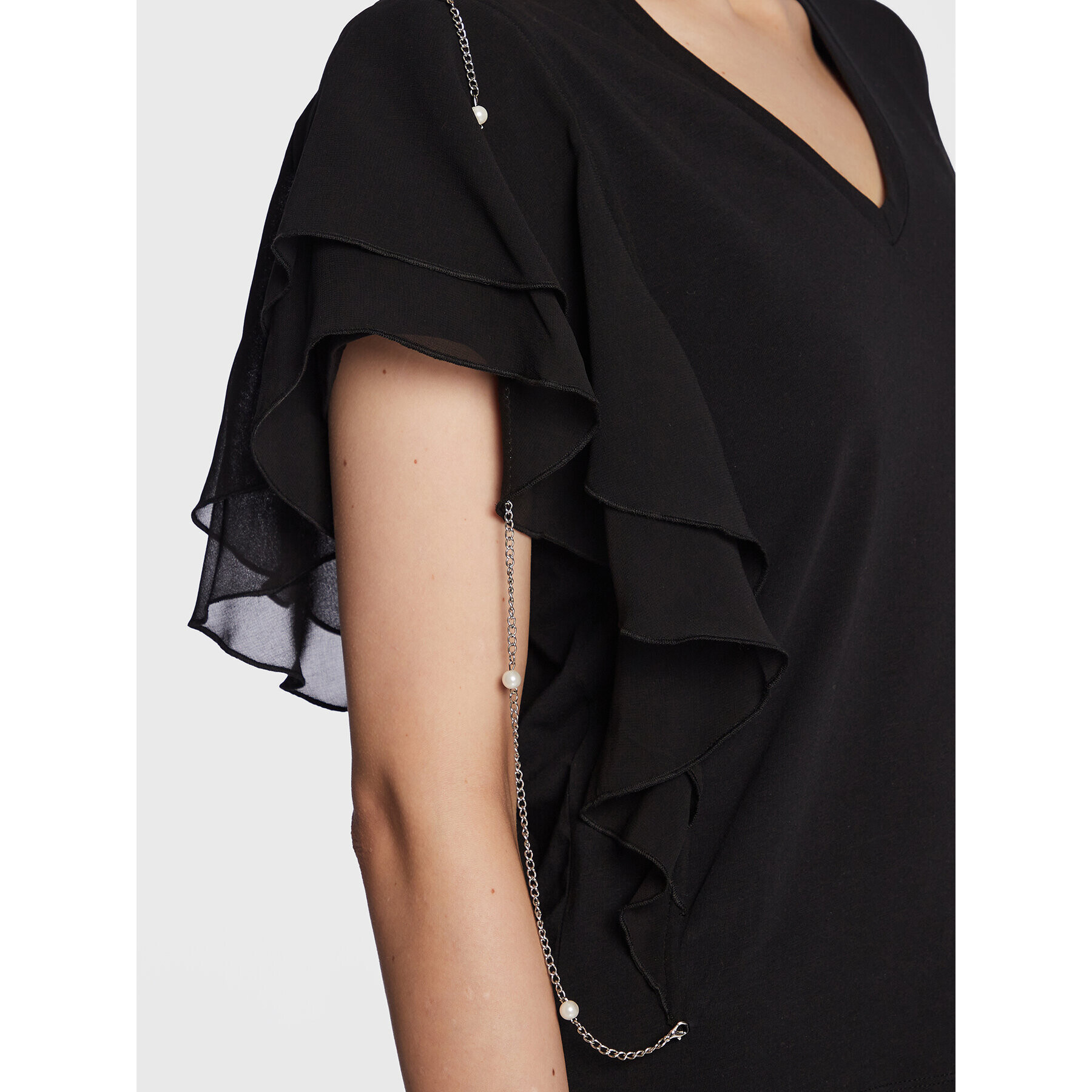 Liu Jo Тишърт WA3158 J5003 Черен Regular Fit - Pepit.bg