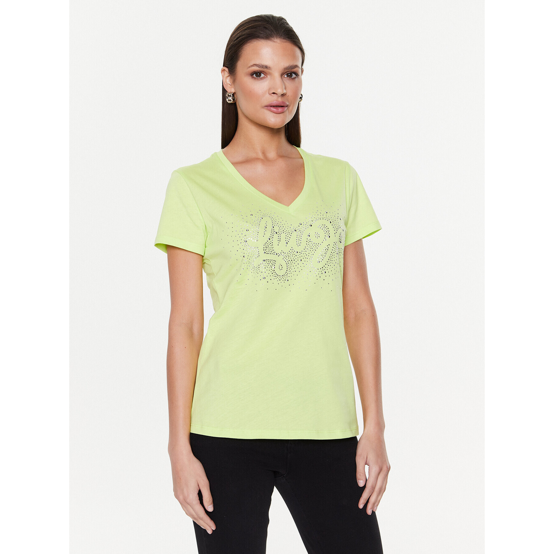 Liu Jo Тишърт WA3278 JS923 Зелен Regular Fit - Pepit.bg