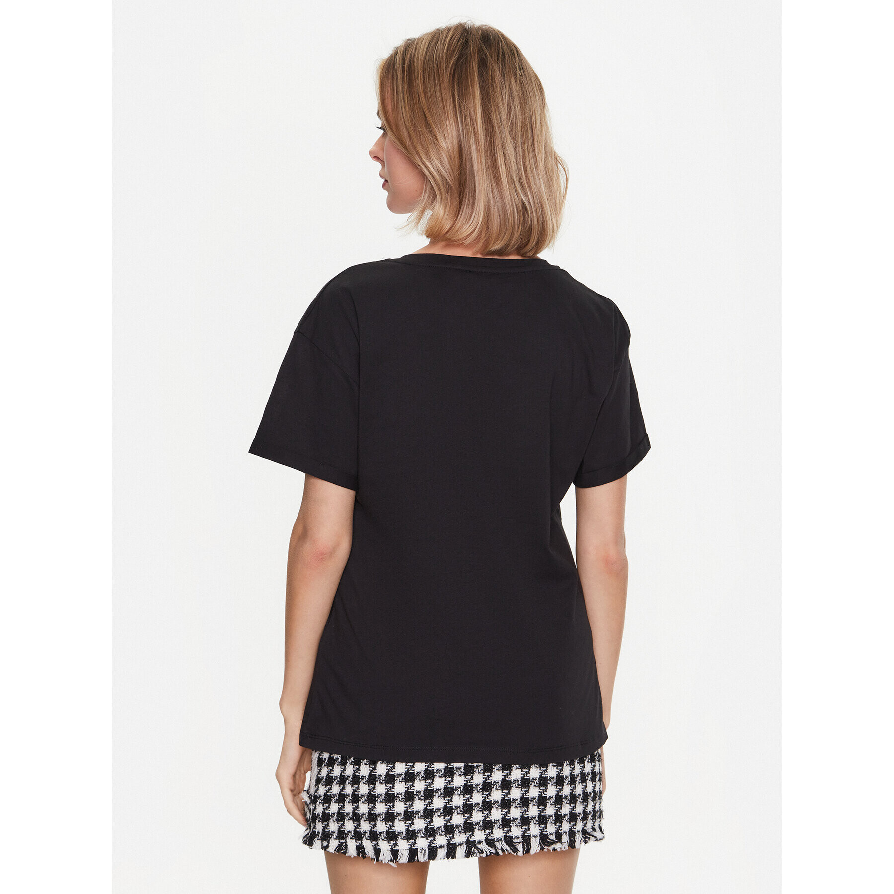 Liu Jo Тишърт WA3287 J5923 Черен Regular Fit - Pepit.bg
