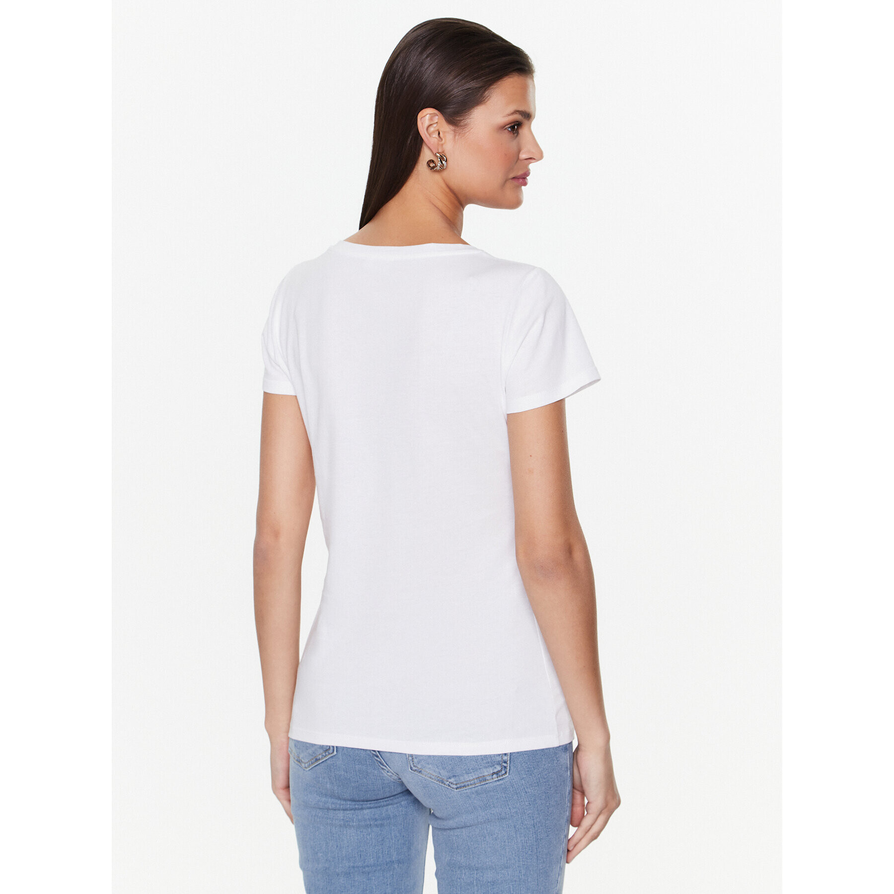 Liu Jo Тишърт WA3288 J5923 Бял Regular Fit - Pepit.bg