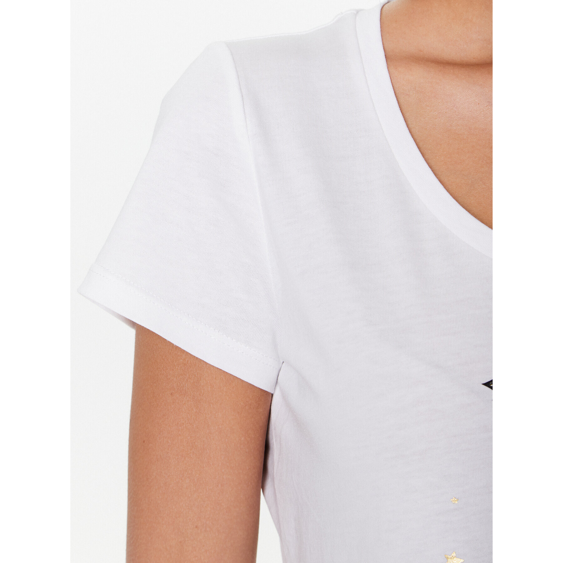 Liu Jo Тишърт WA3288 J5923 Бял Regular Fit - Pepit.bg