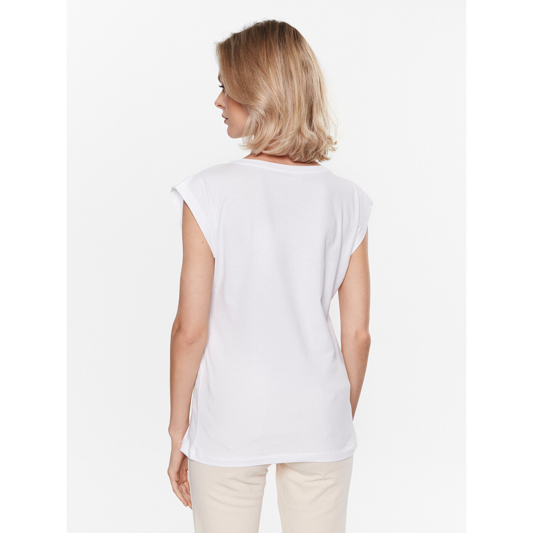 Liu Jo Тишърт WA3291 JS923 Бял Regular Fit - Pepit.bg