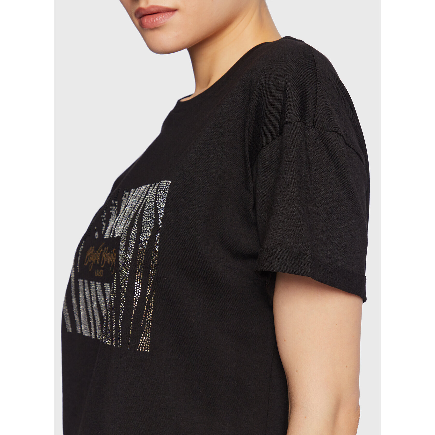 Liu Jo Тишърт WA3332 J6410 Черен Relaxed Fit - Pepit.bg