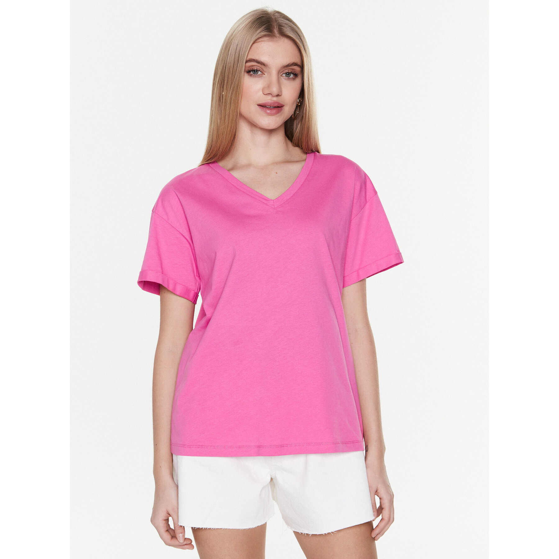 Liu Jo Тишърт WA3364 JS923 Розов Regular Fit - Pepit.bg