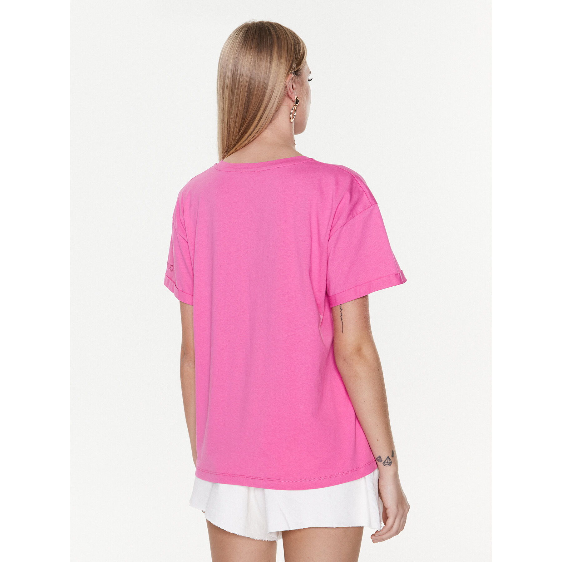 Liu Jo Тишърт WA3364 JS923 Розов Regular Fit - Pepit.bg