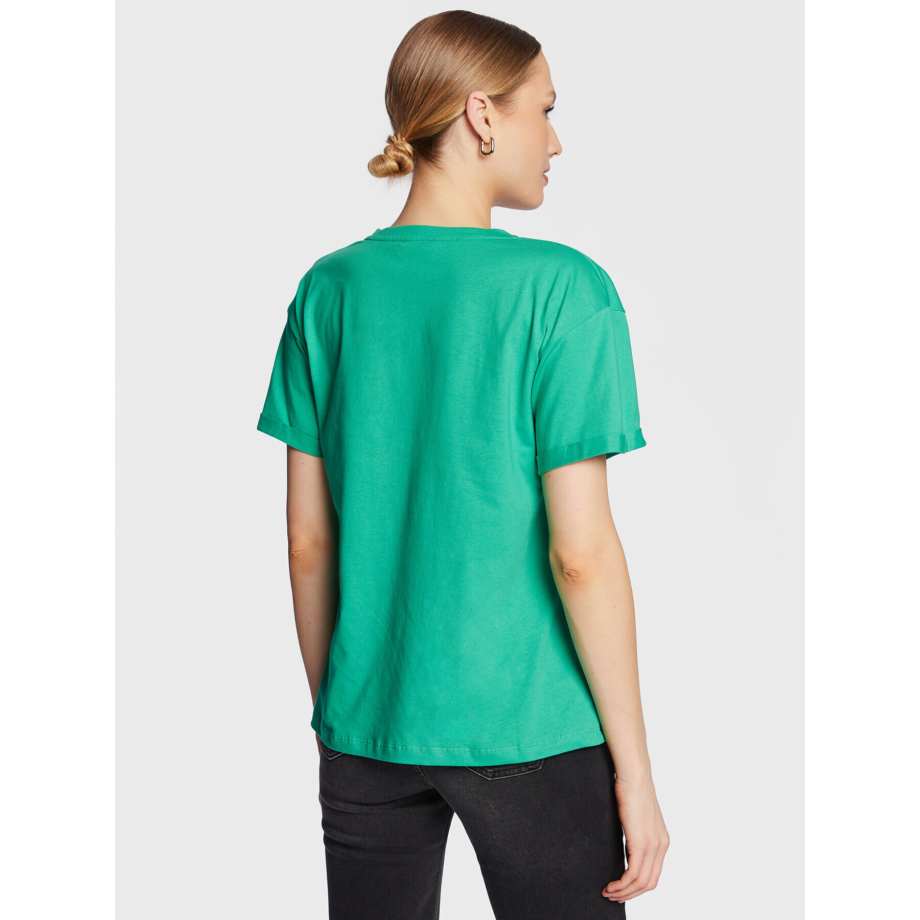Liu Jo Тишърт WA3364 JS923 Зелен Regular Fit - Pepit.bg